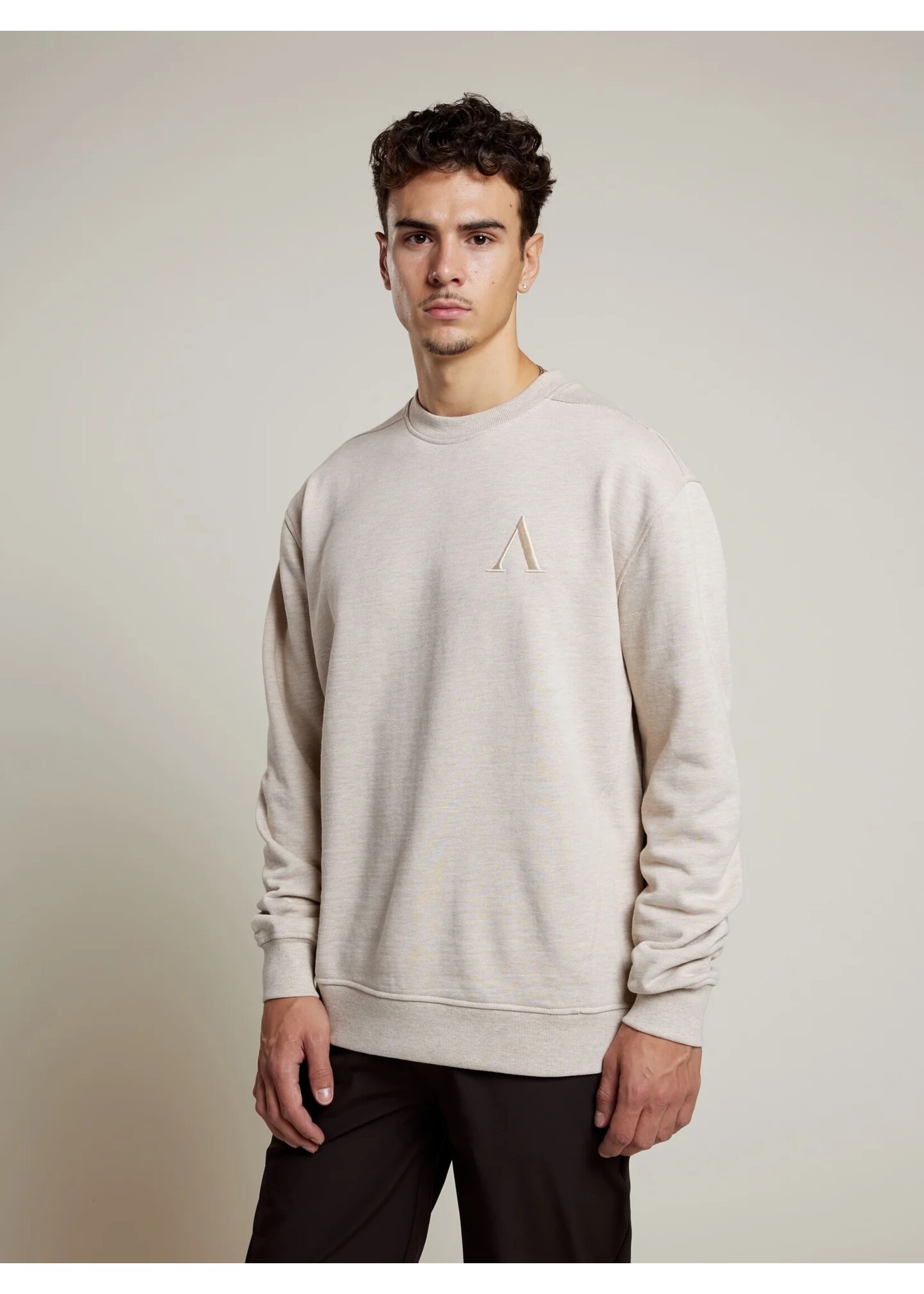 AEDEN Romeo Sweater | Sand Mel
