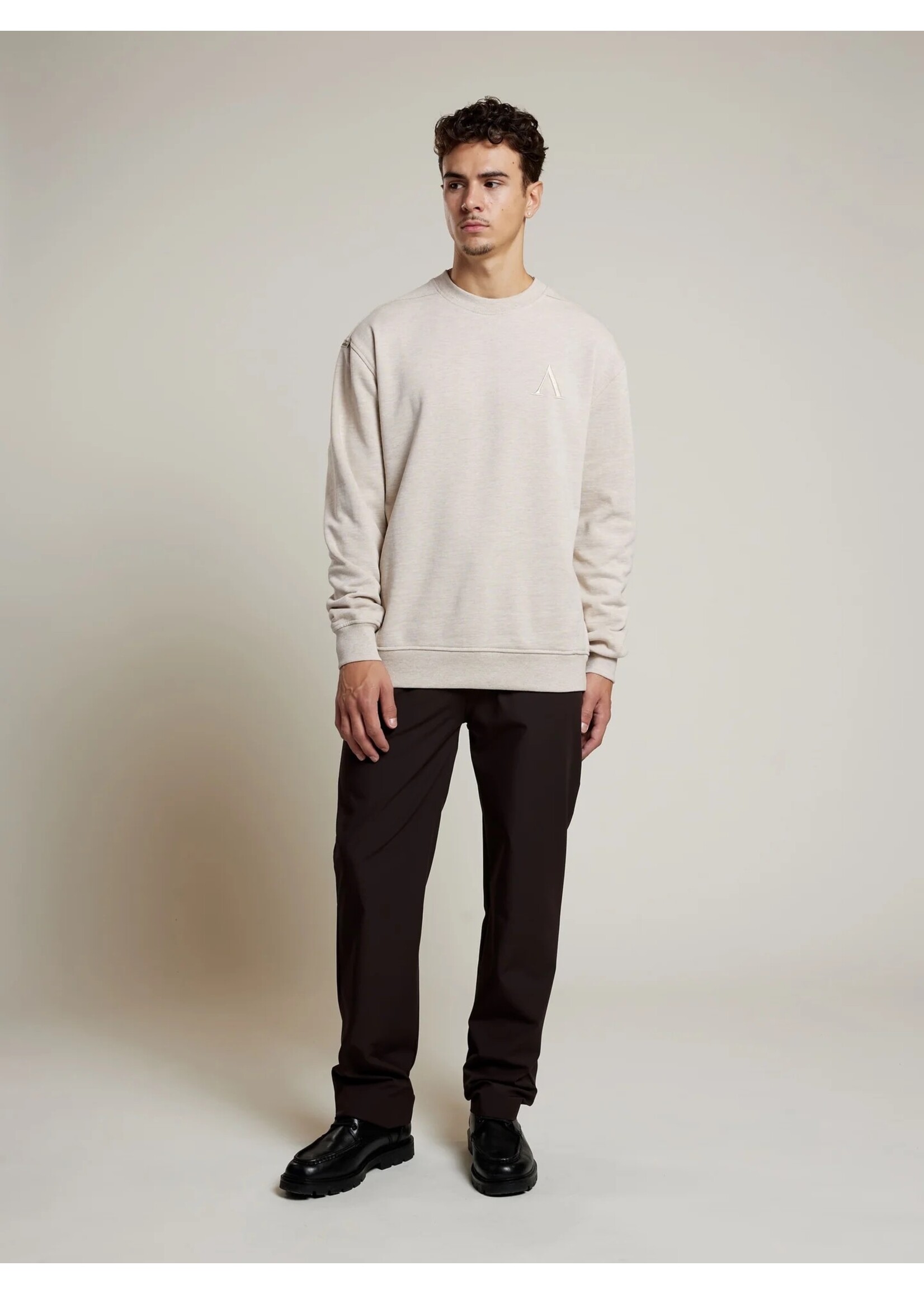 AEDEN Romeo Sweater | Sand Mel
