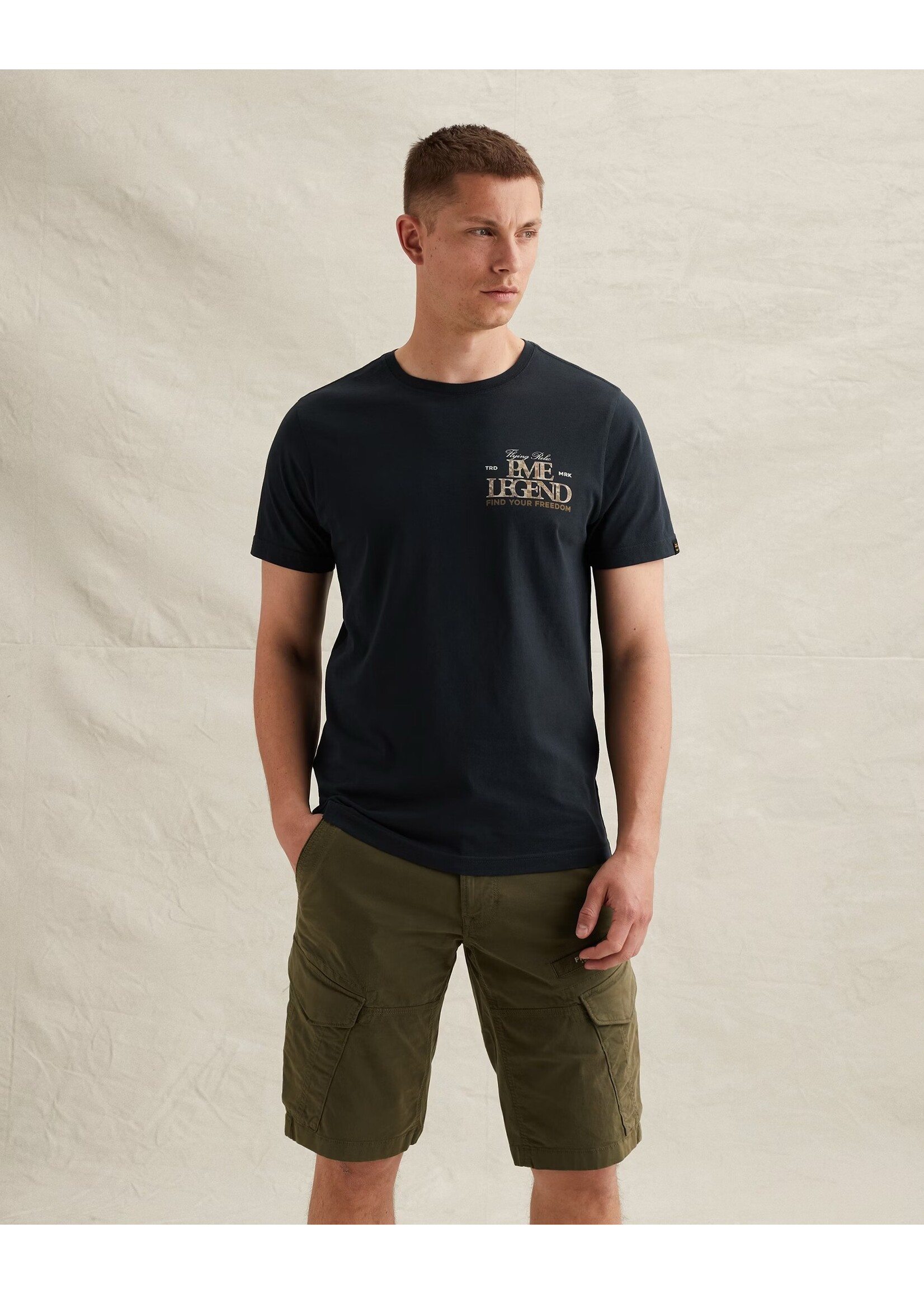 PME LEGEND NORDROP TAPERED FIT CARGO SHORTS - OLIVE NIGHT