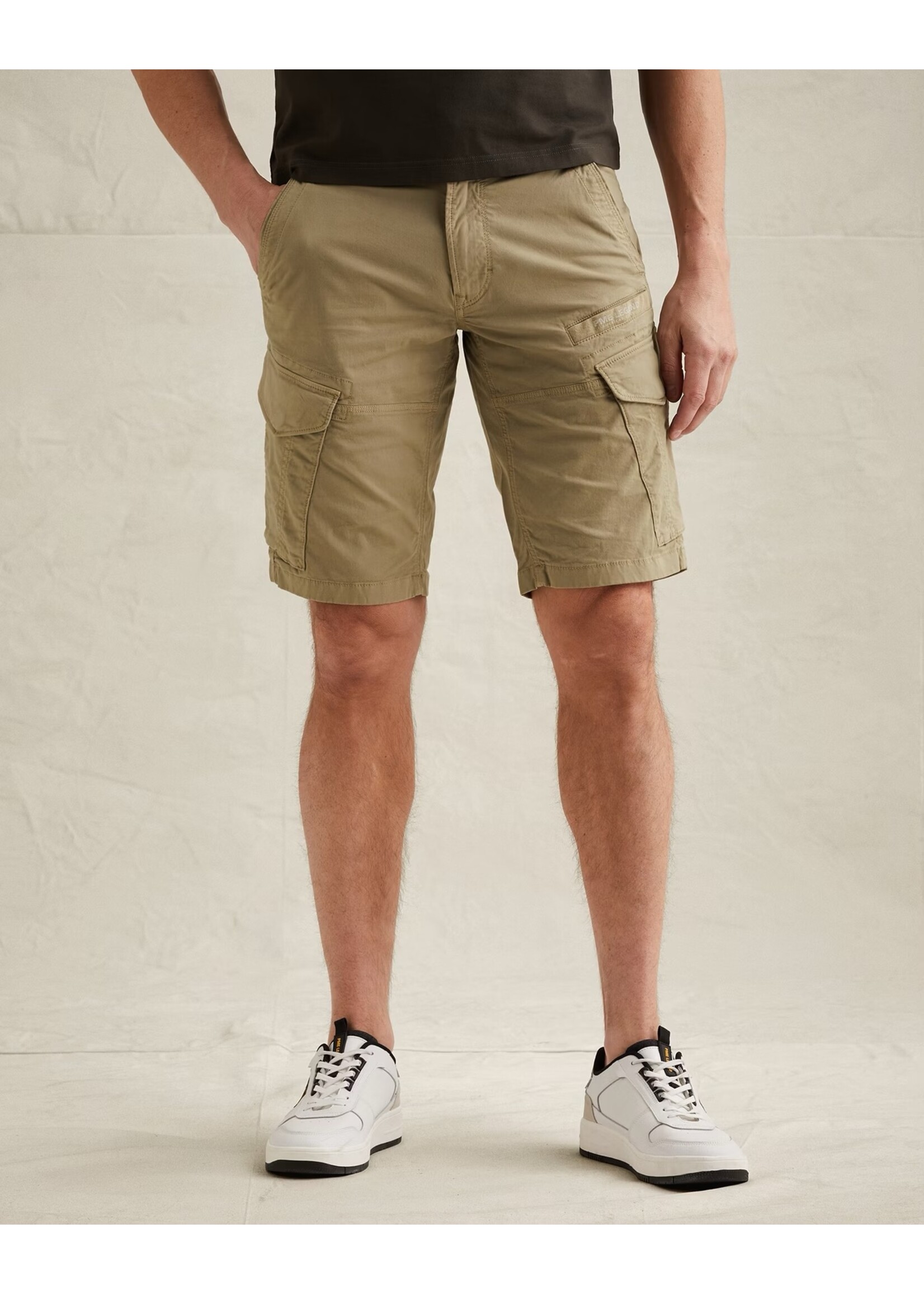 PME LEGEND NORDROP TAPERED FIT CARGO SHORTS - CORIANDER