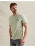 PME LEGEND T-SHIRT VAN JERSEY MET KLEIN ARTWORK- CAMEO GREEN