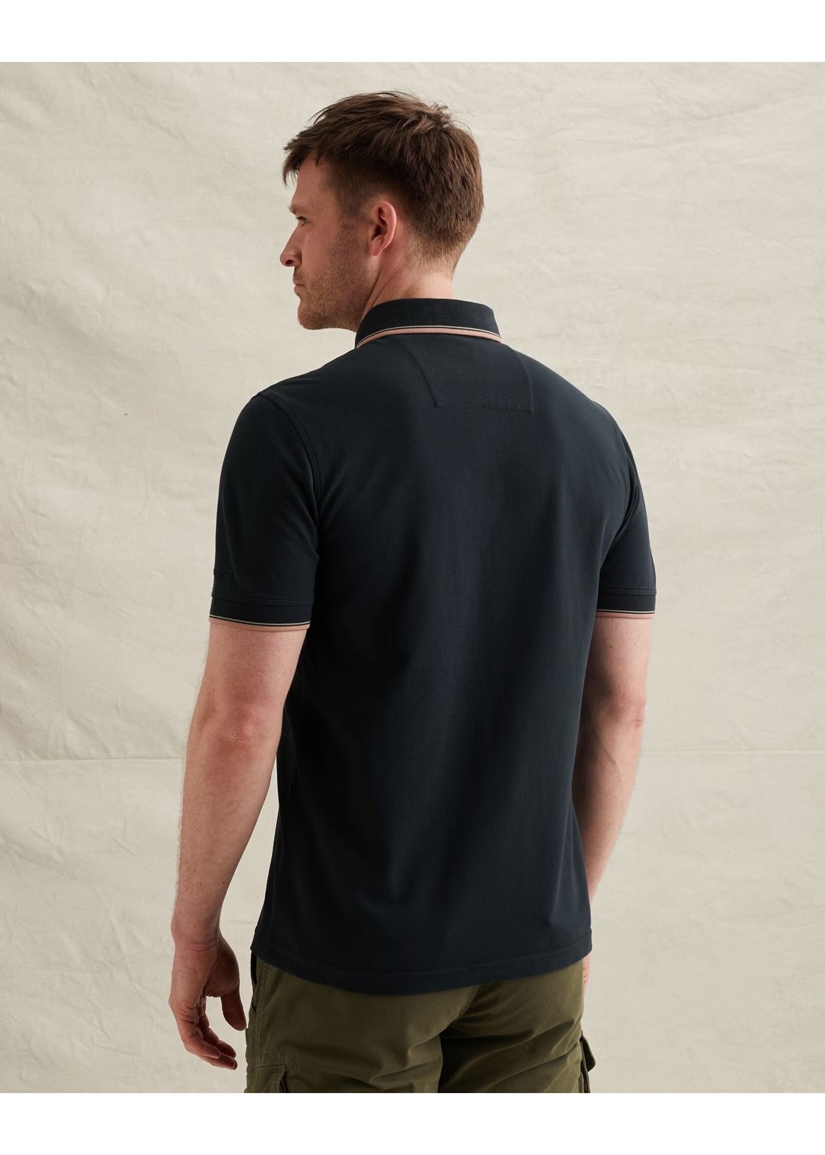 PME LEGEND POLO VAN PIQUÉ MET ARTWORK-  CARBON