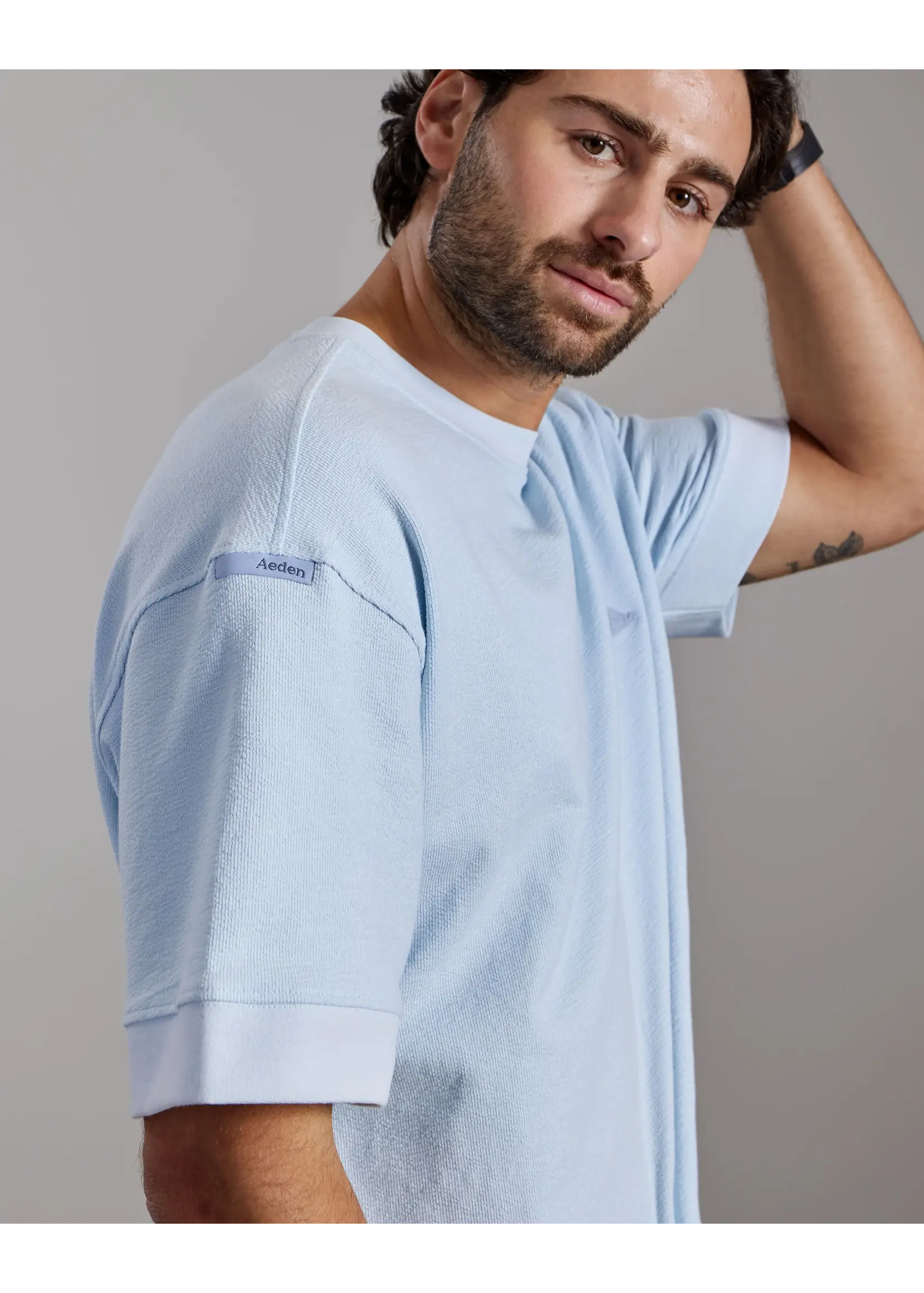 AEDEN JORDAN TEE ICE WATER