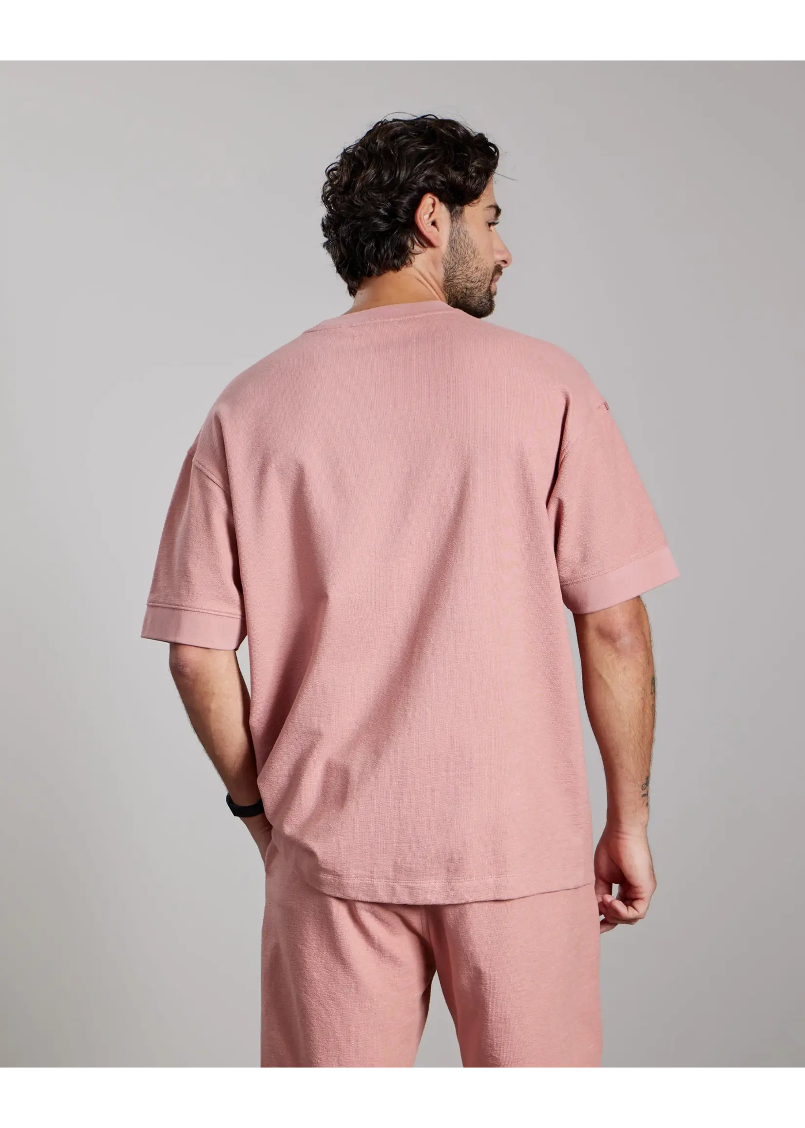 AEDEN JORDAN TEE ASH ROSE