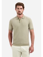 NO EXCESS  Polo met korte mouwen en knopen | Taupe