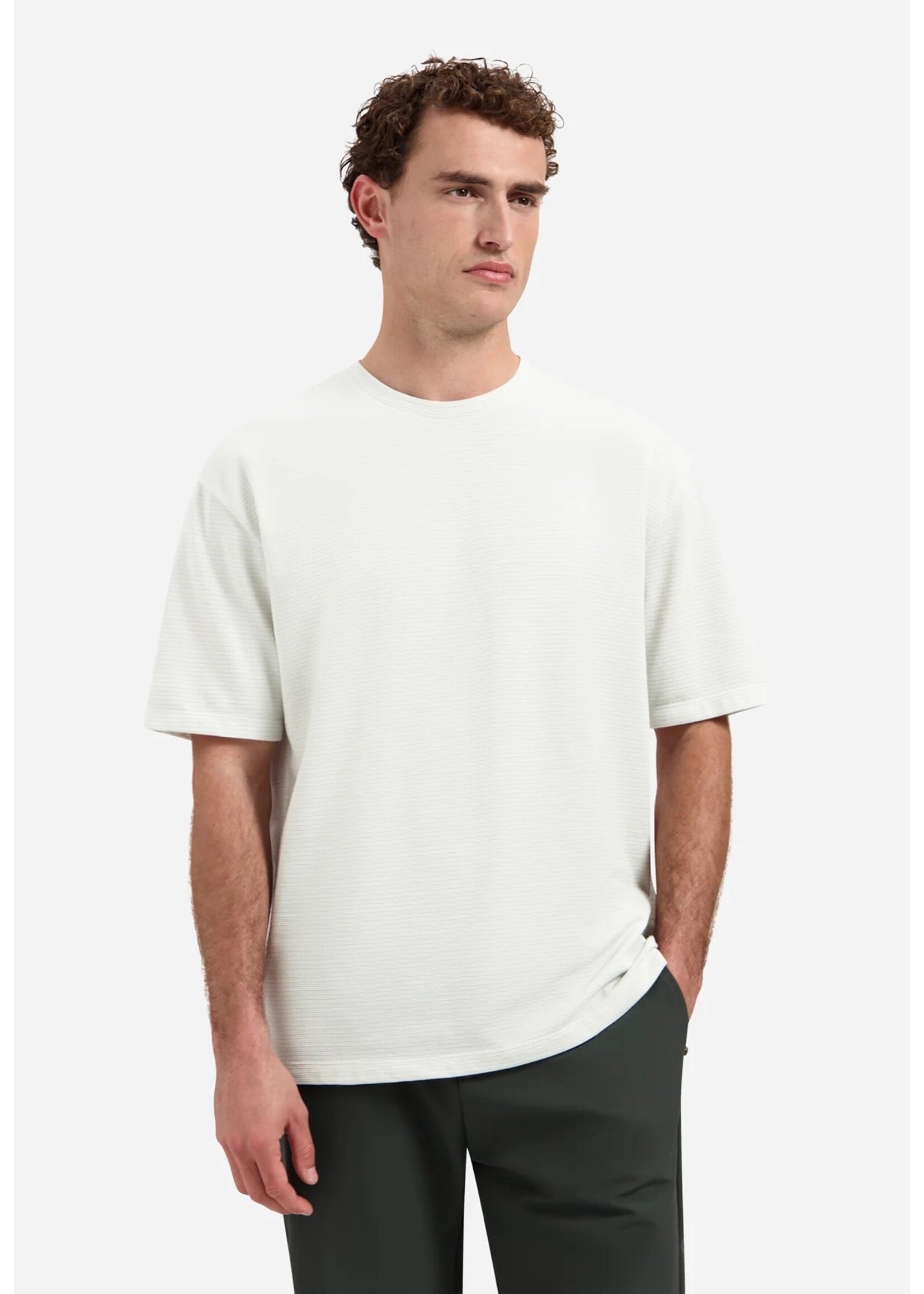 NO EXCESS  T-shirt met korte mouwen en structuur | Kit