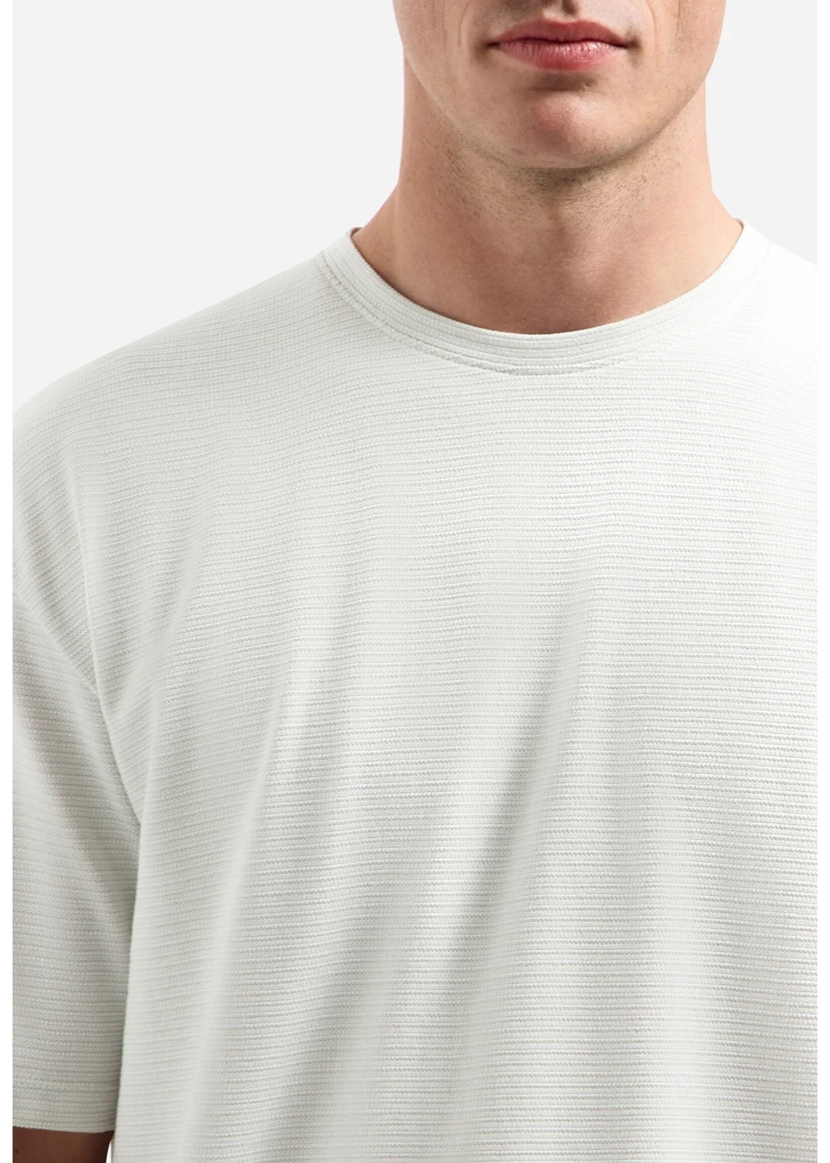 NO EXCESS  T-shirt met korte mouwen en structuur | Kit