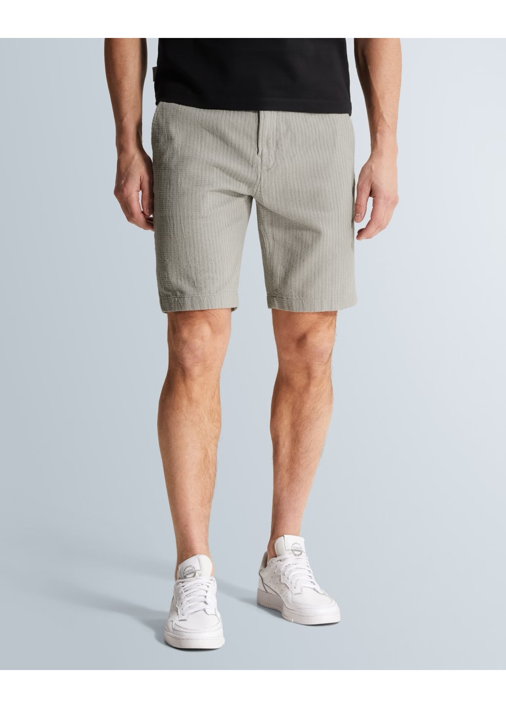 CASTIRON REGULAR FIT CHINO SHORTS - Limestone