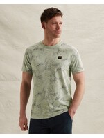 PME LEGEND T-SHIRT VAN SLUB JERSEY MET ALLOVER PRINT
