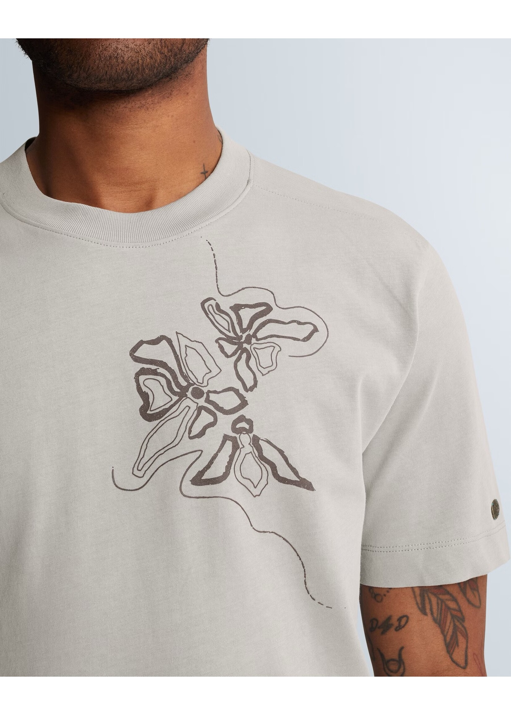 CASTIRON T-SHIRT VAN JERSEY MET ARTWORK