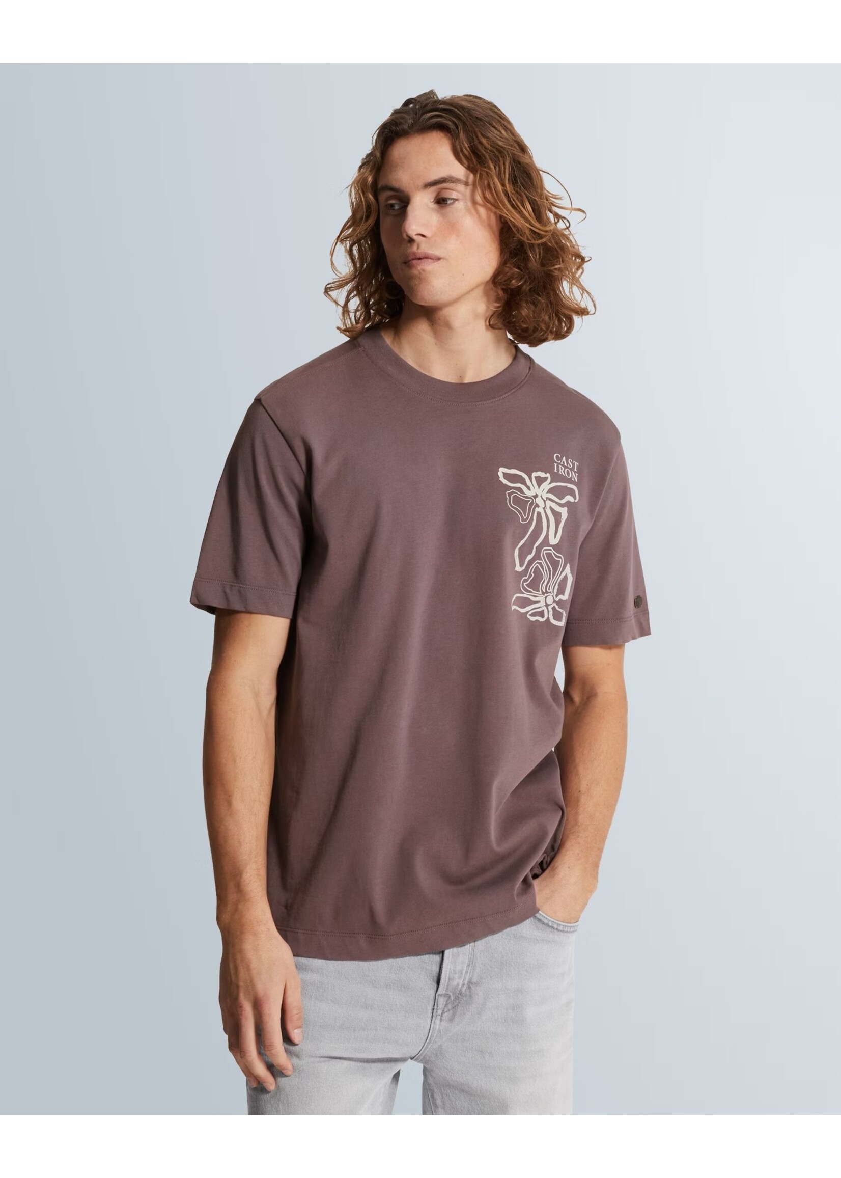 CAST IRON T-SHIRT VAN JERSEY MET ARTWORK - Ephemera