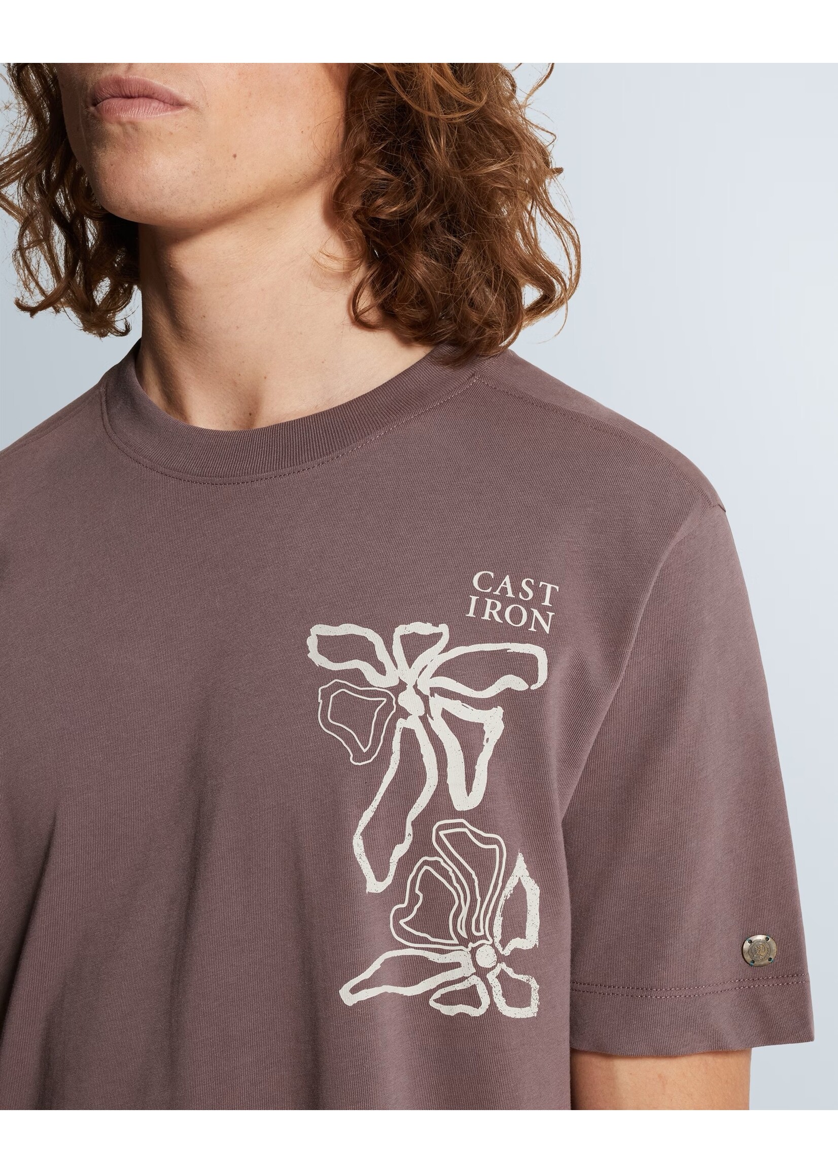 CAST IRON T-SHIRT VAN JERSEY MET ARTWORK - Ephemera