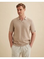 VANGUARD  POLO VAN EEN KATOEN/LINNENBLEND
