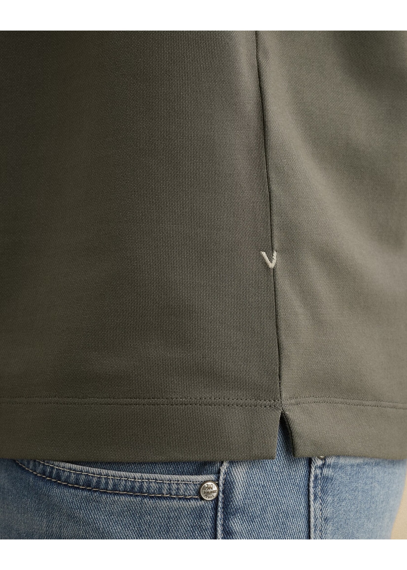 VANGUARD  POLO VAN PIQUÉBLEND - pewter