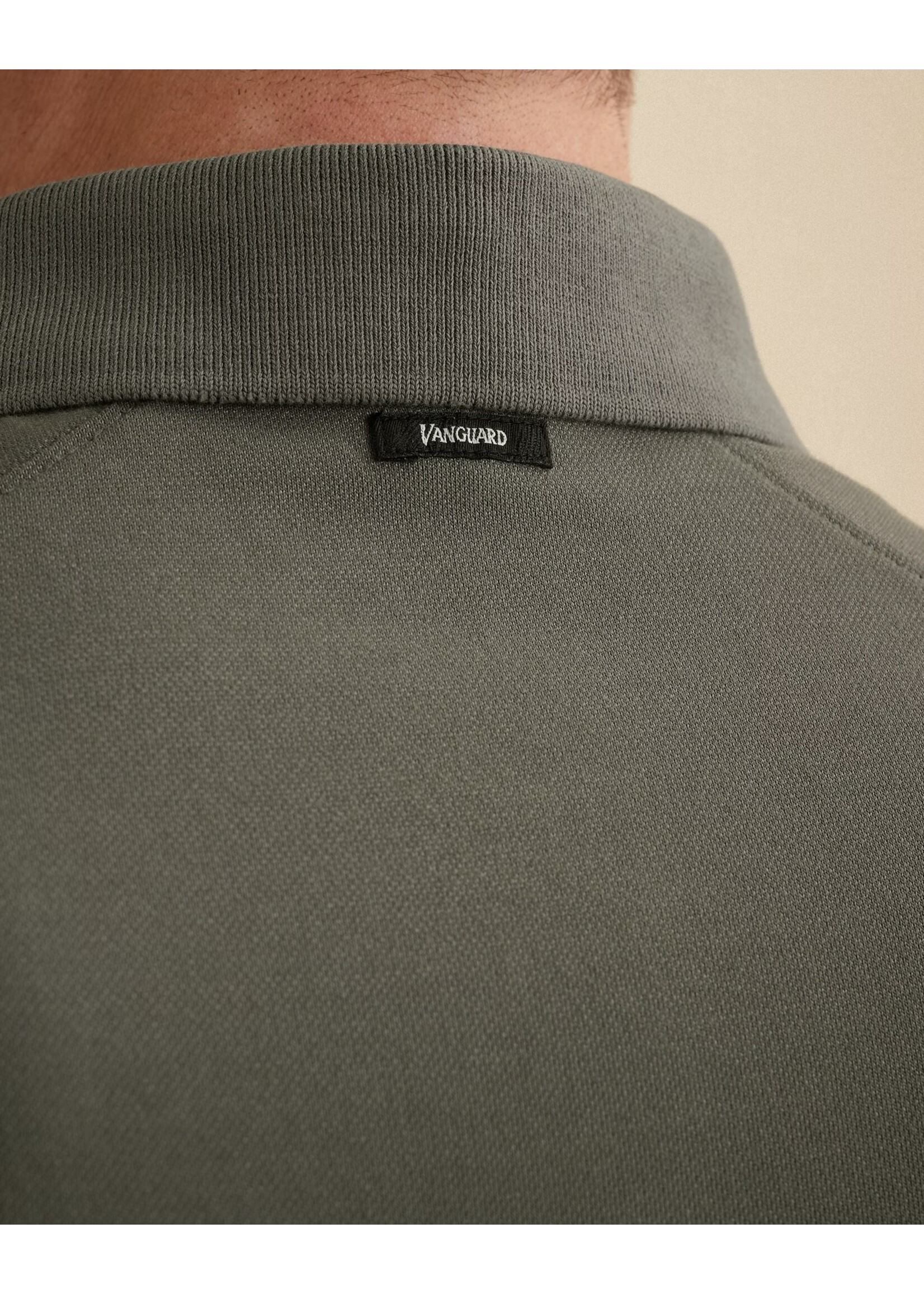 VANGUARD  POLO VAN PIQUÉBLEND - pewter