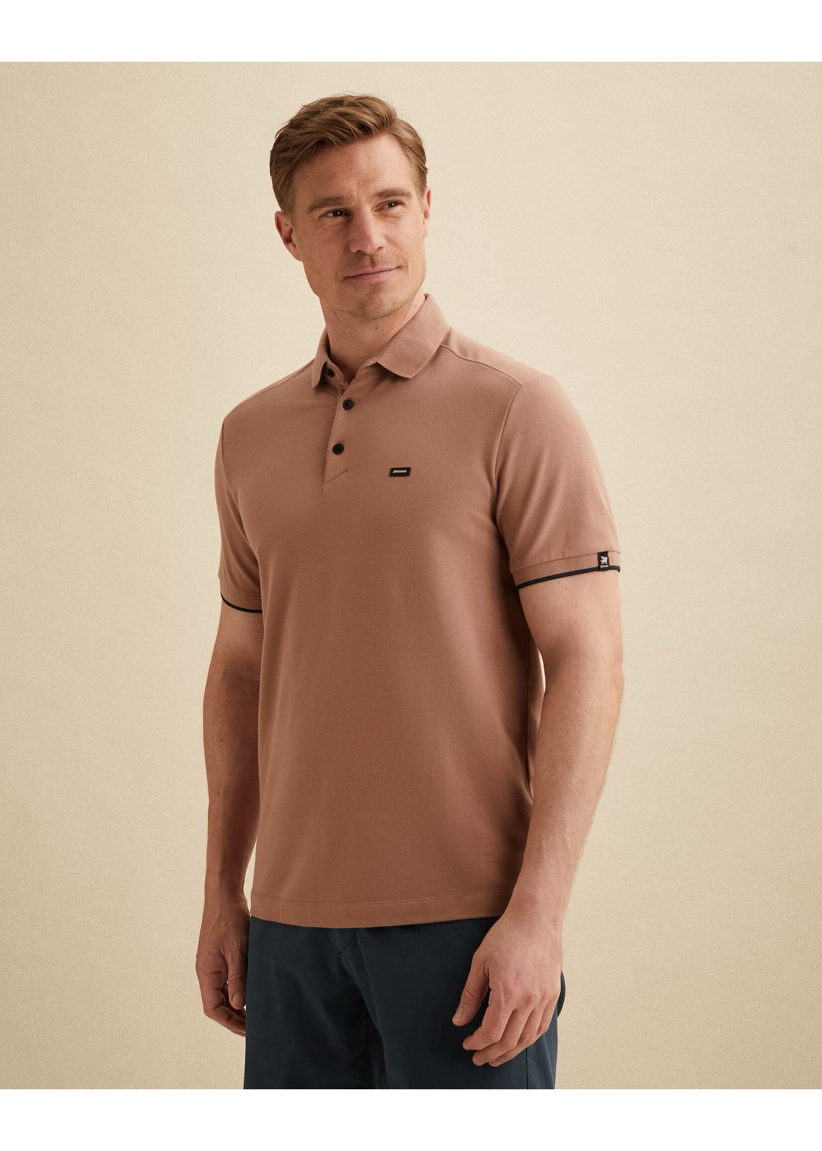 VANGUARD  POLO VAN PIQUÉBLEND - Burlwood
