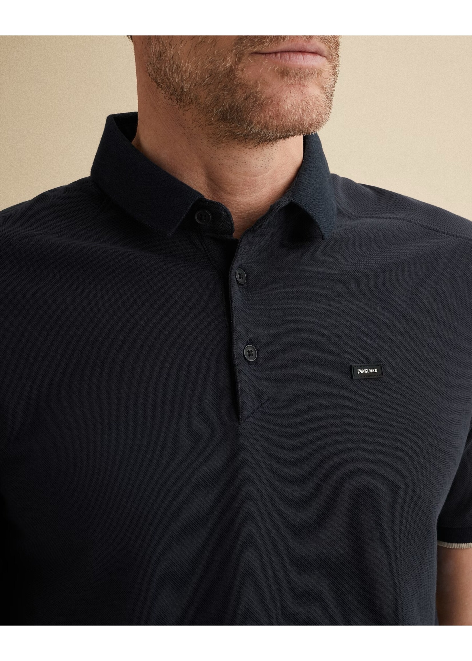 VANGUARD  POLO VAN PIQUÉBLEND -SKY CAPTAIN