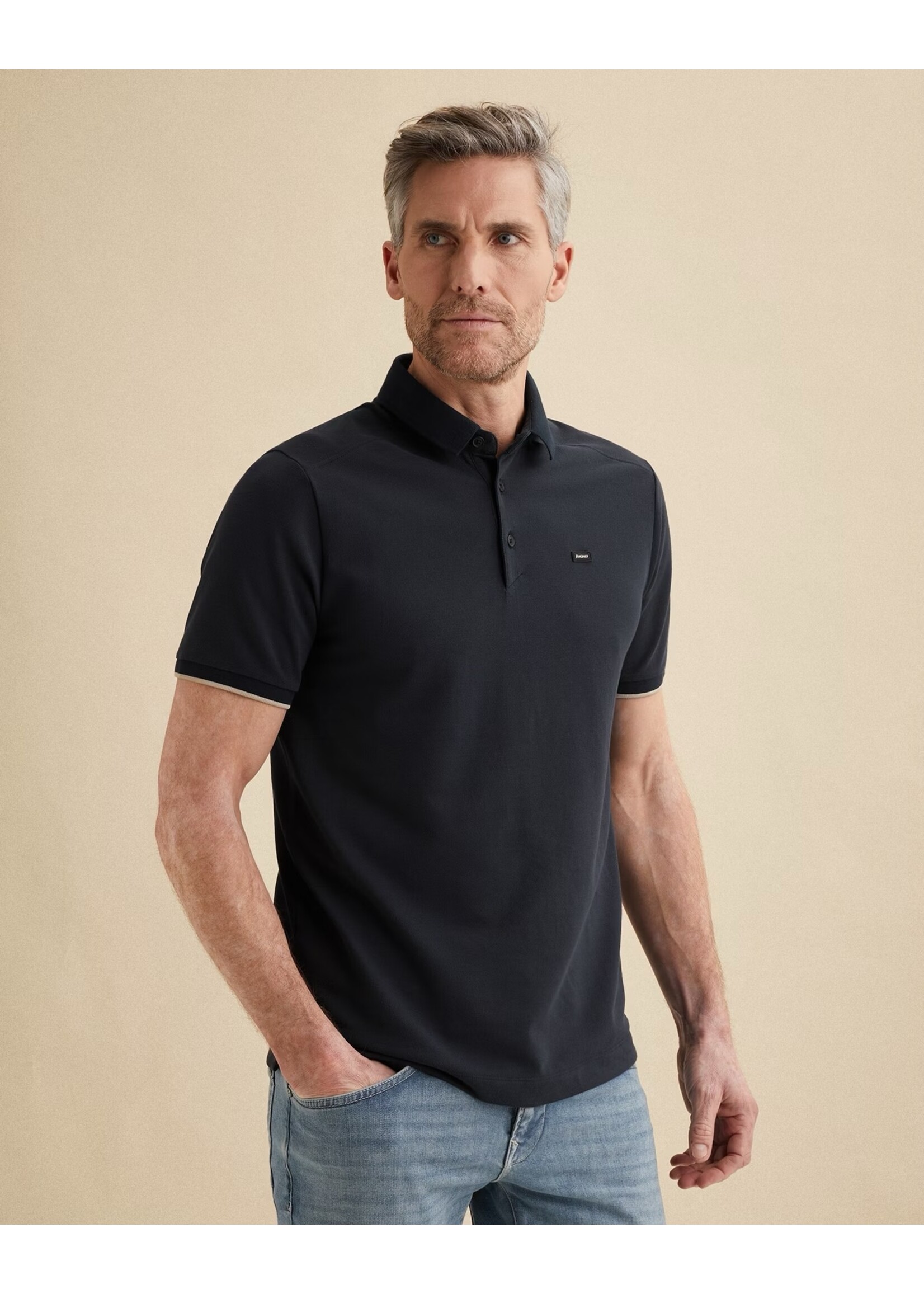 VANGUARD  POLO VAN PIQUÉBLEND -SKY CAPTAIN