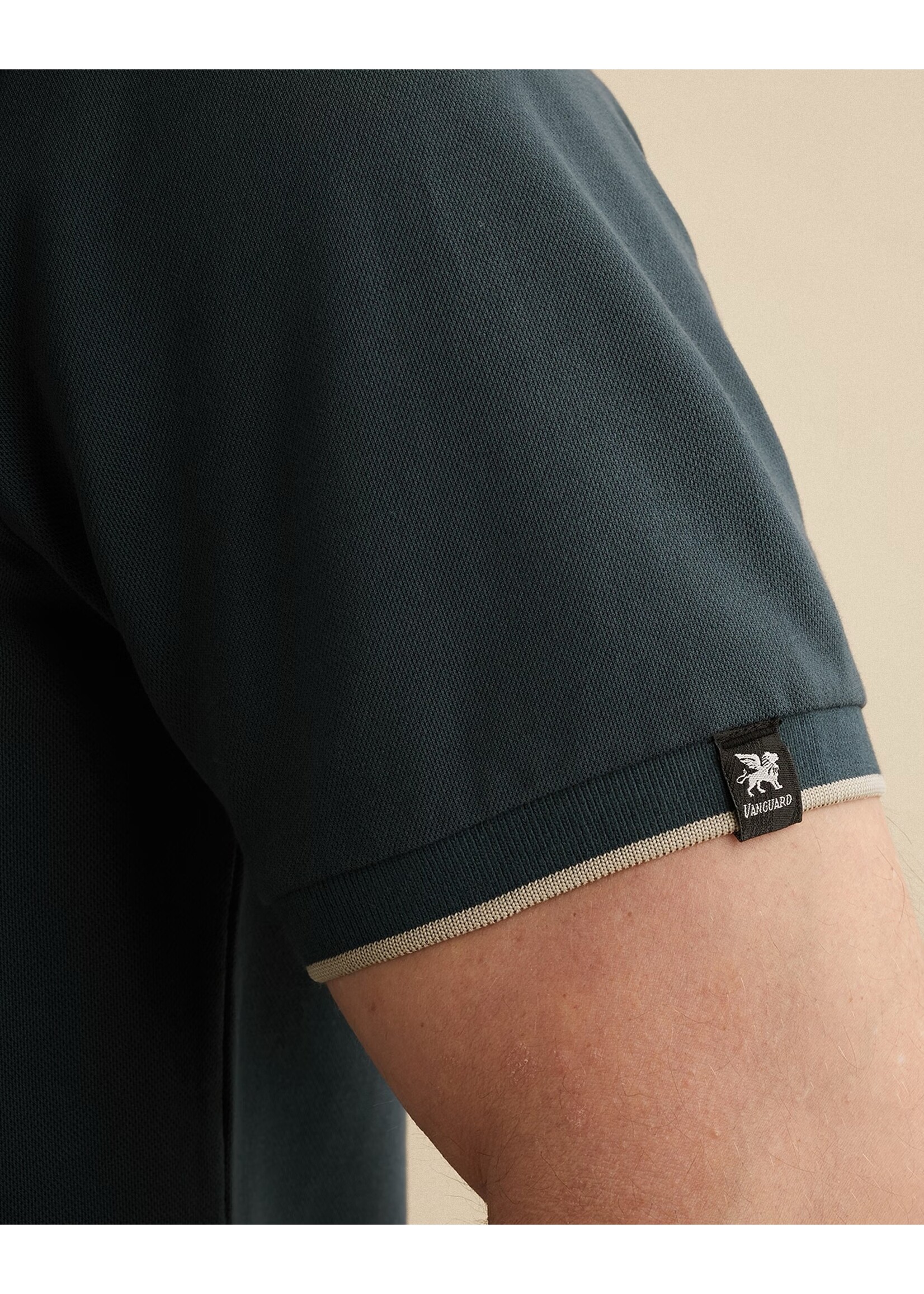 VANGUARD  POLO VAN PIQUÉBLEND - Midnight Navy