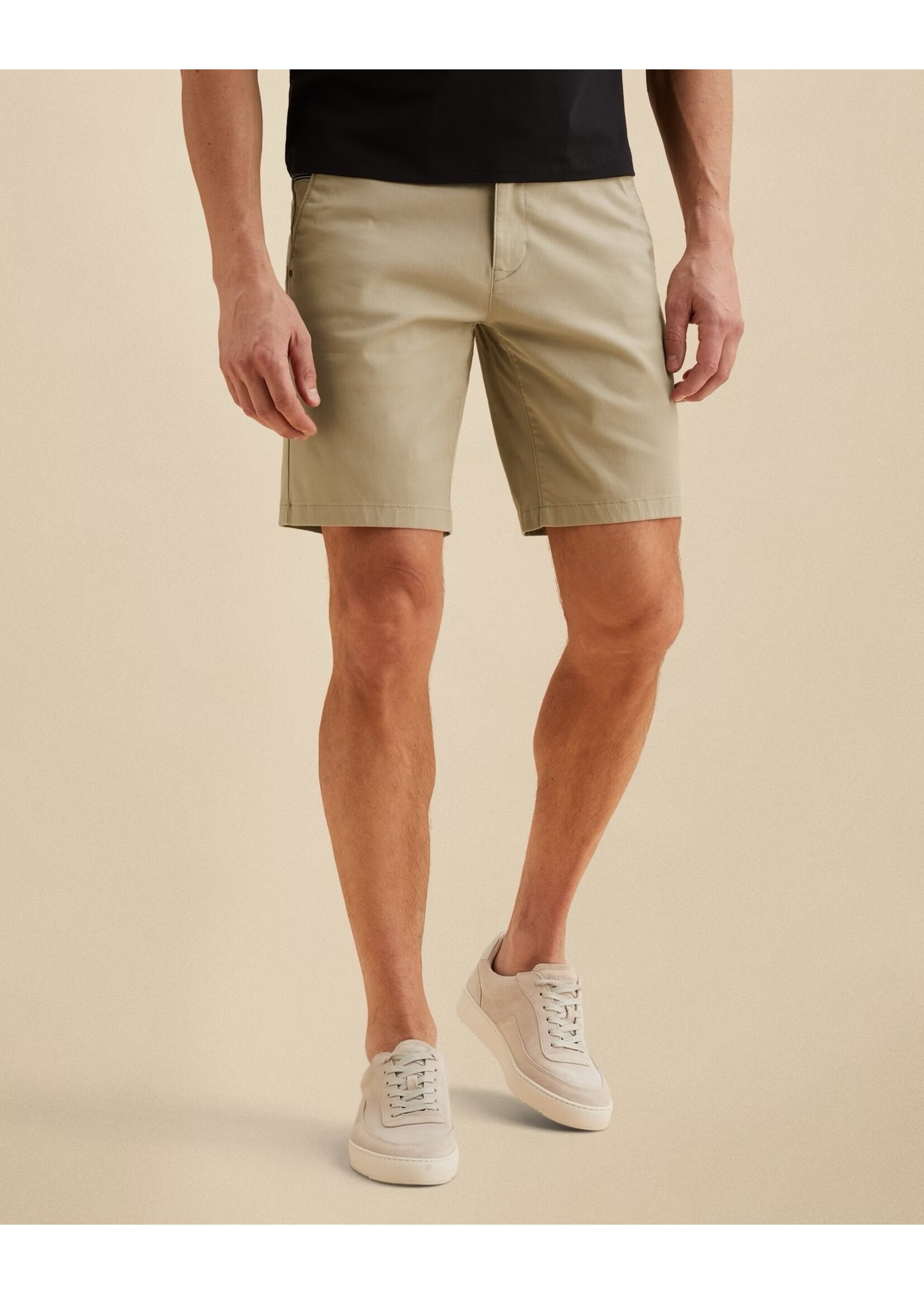 VANGUARD  V65 REGULAR FIT SHORTS - BEIGE