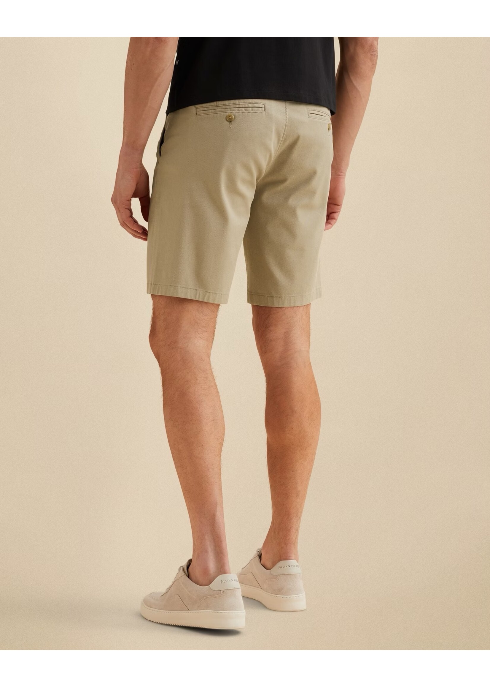 VANGUARD  V65 REGULAR FIT SHORTS - BEIGE