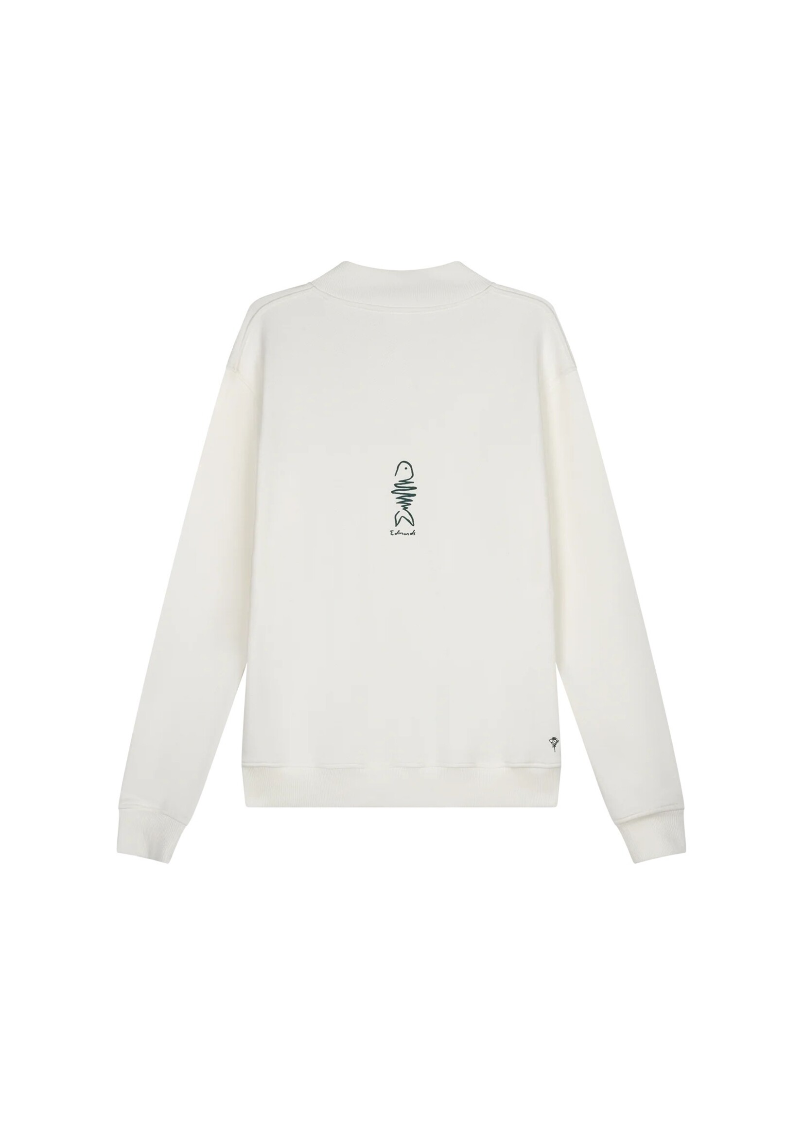 EDMONDS Le Poisson half zip - Off white