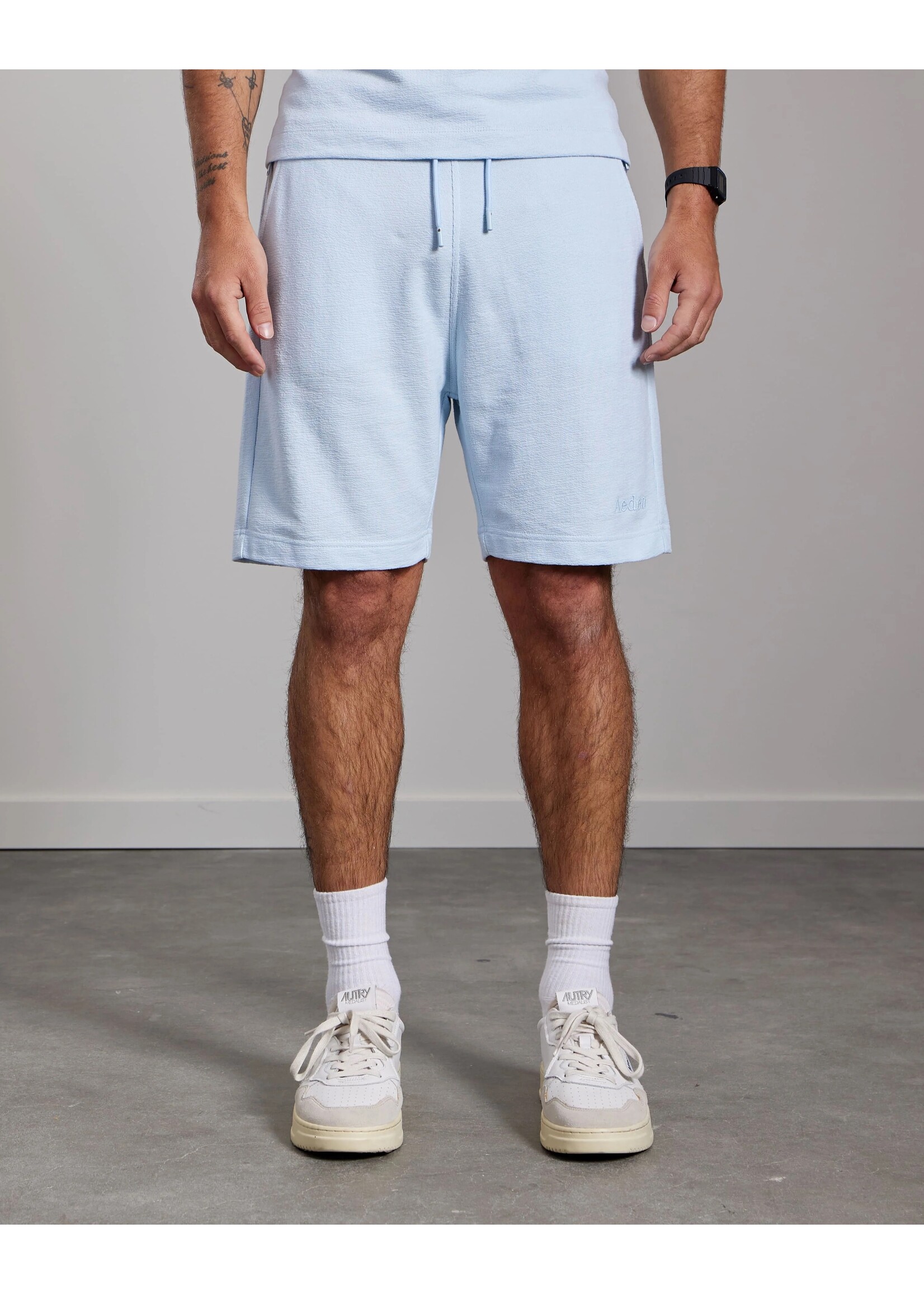 AEDEN JIMMY SHORTS - ICE WATER BLUE