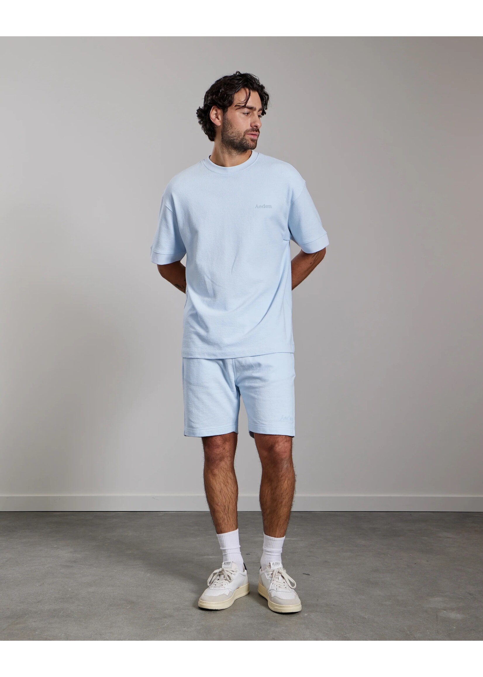 AEDEN JIMMY SHORTS - ICE WATER BLUE