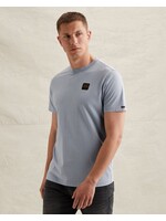 PME LEGEND T-SHIRT MET GARMENT-DYE WASSING - BLUE