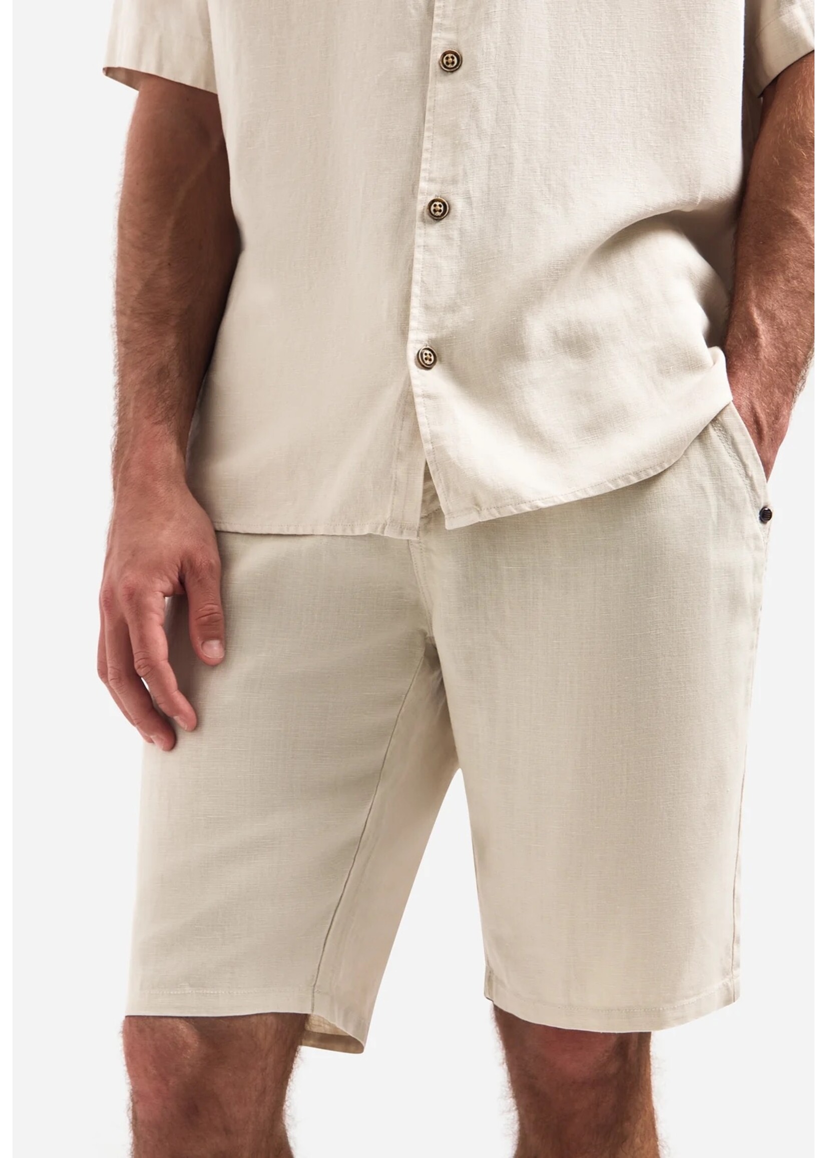 NO EXCESS   Zoom Chinoshort met trekkoord | Stone