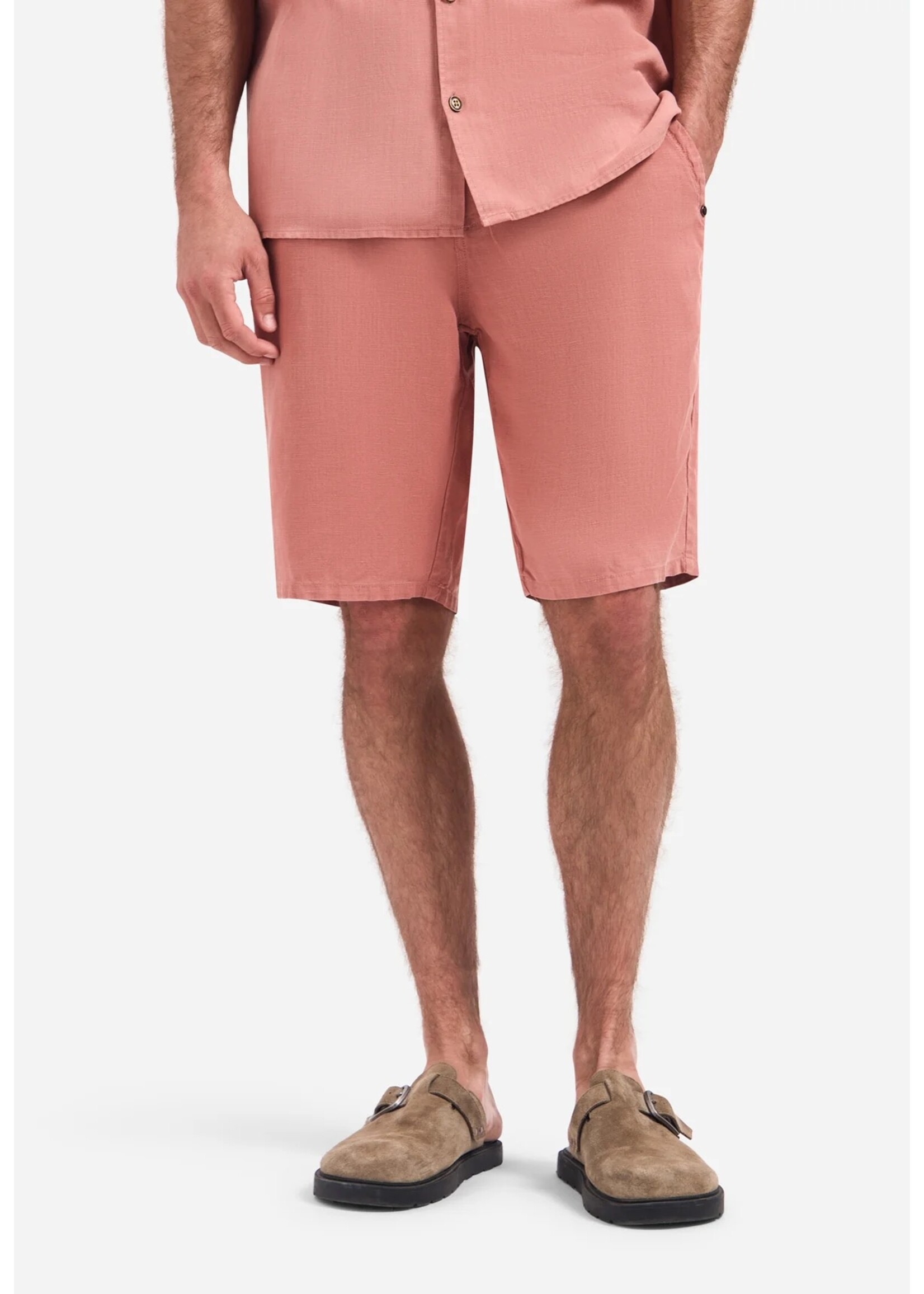 NO EXCESS  Zoom Chinoshort met trekkoord | Coral