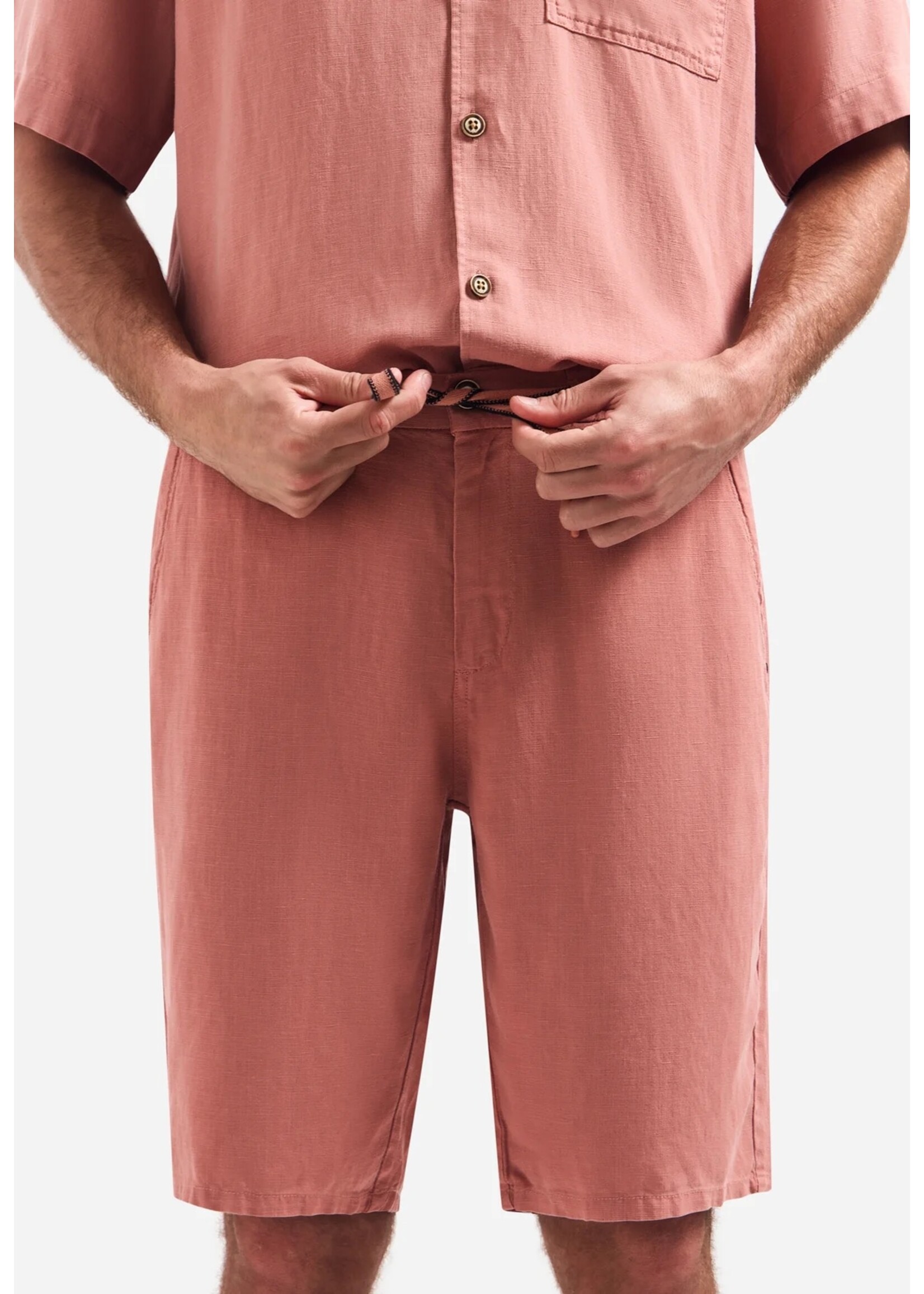NO EXCESS  Zoom Chinoshort met trekkoord | Coral