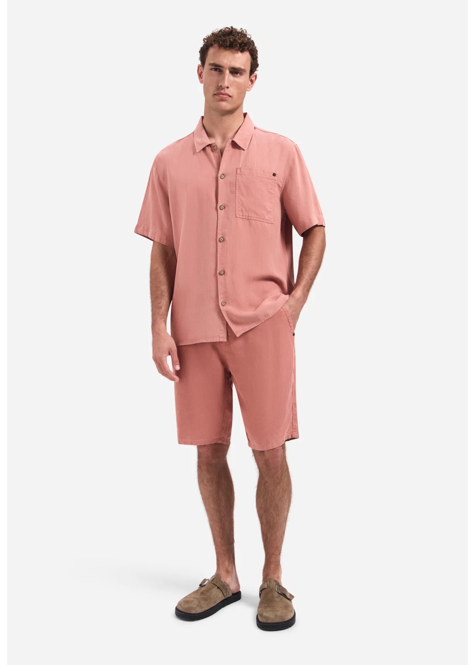 NO EXCESS  Zoom Chinoshort met trekkoord | Coral