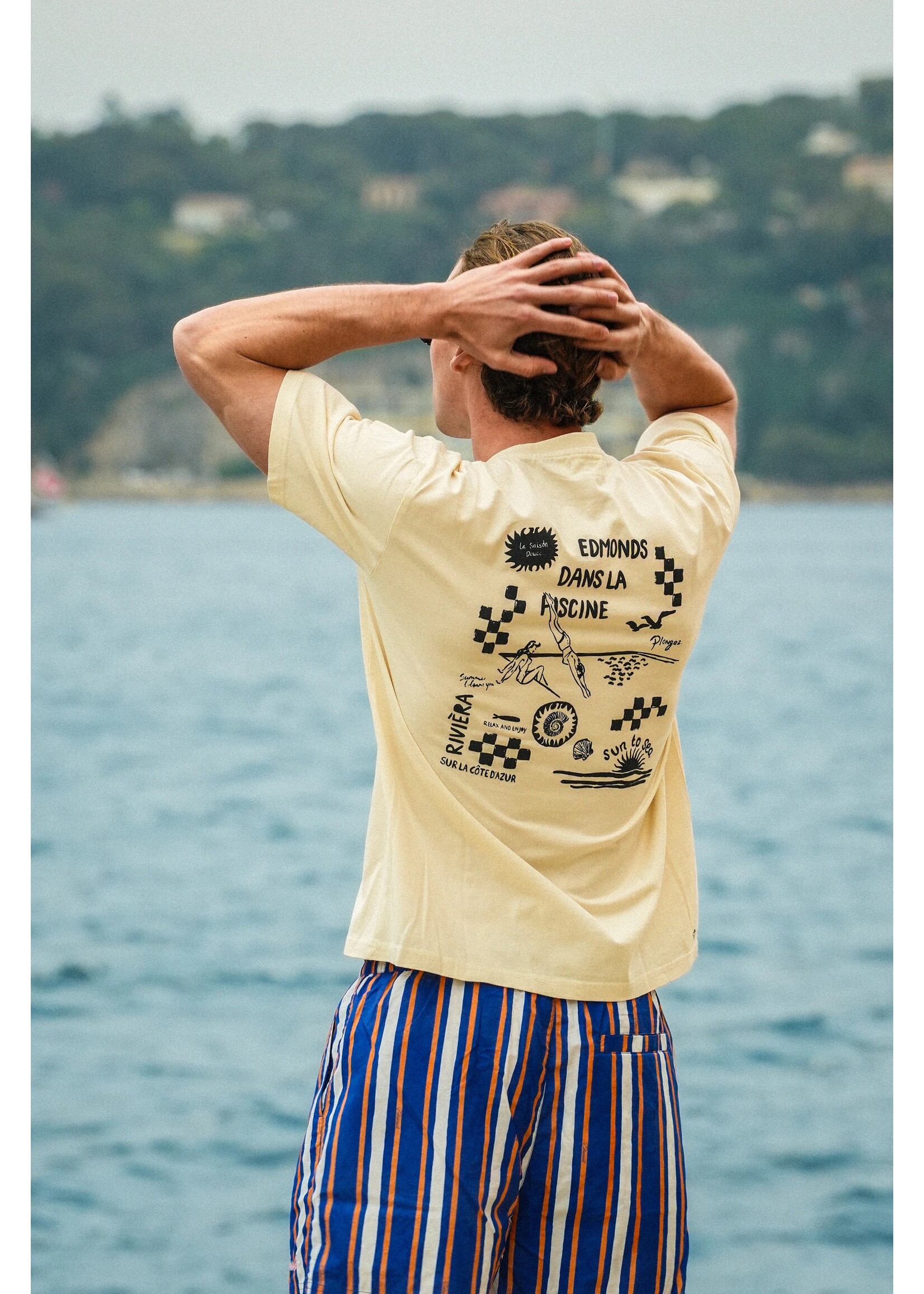 ØNE Dans la piscine t-shirt - Off white
