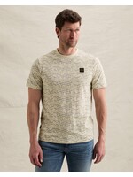 PME LEGEND T-SHIRT VAN SLUB JERSEY MET ALLOVER PRINT EN BADGE