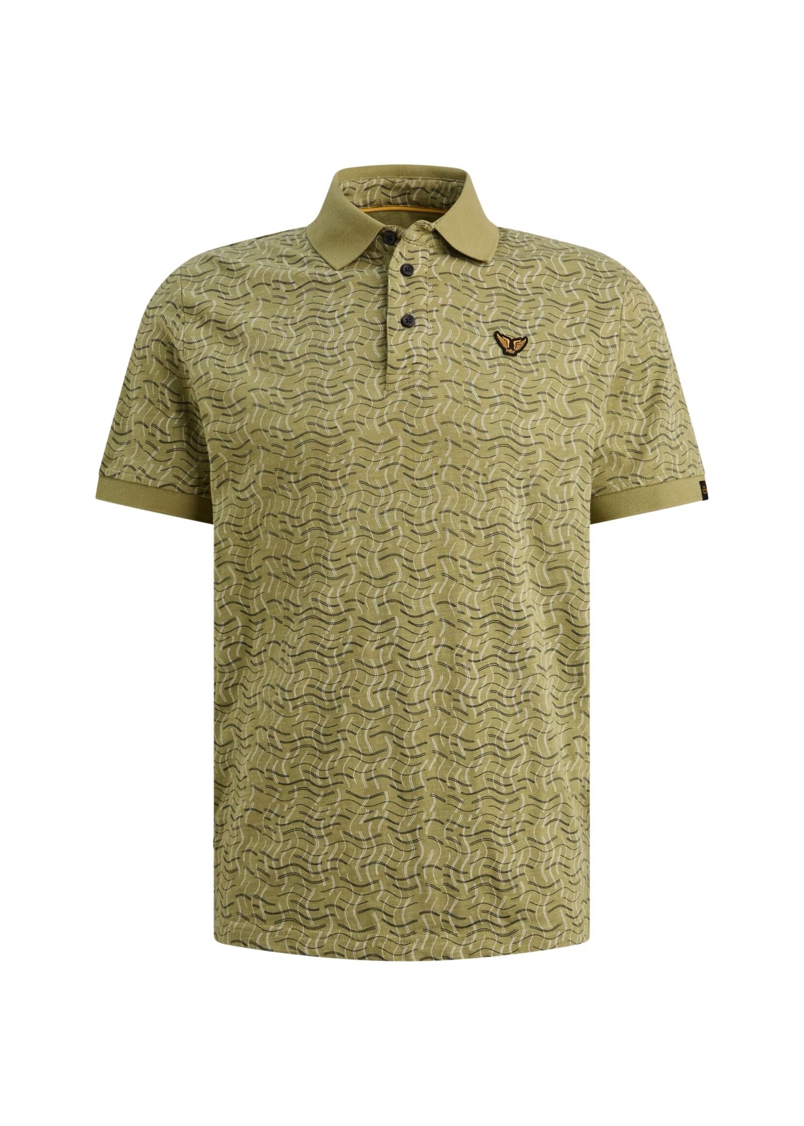 PME LEGEND POLO VAN 100% KATOEN MET ALLOVER PRINT - PPSS2606893-6394