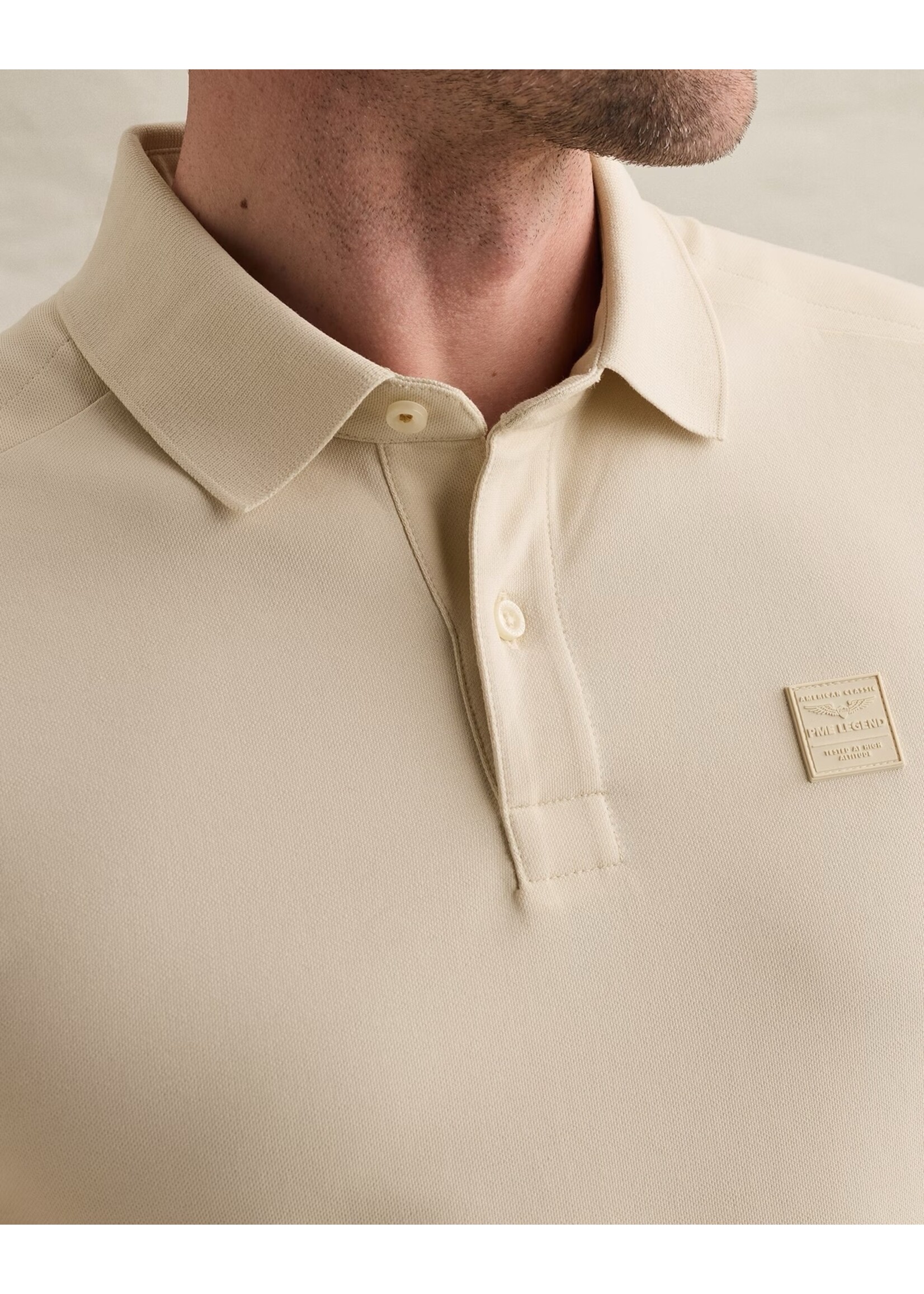 PME LEGEND POLO VAN PIQUÉ MET STRETCH EN FLIGHT POCKET - PPSS2606866-7013