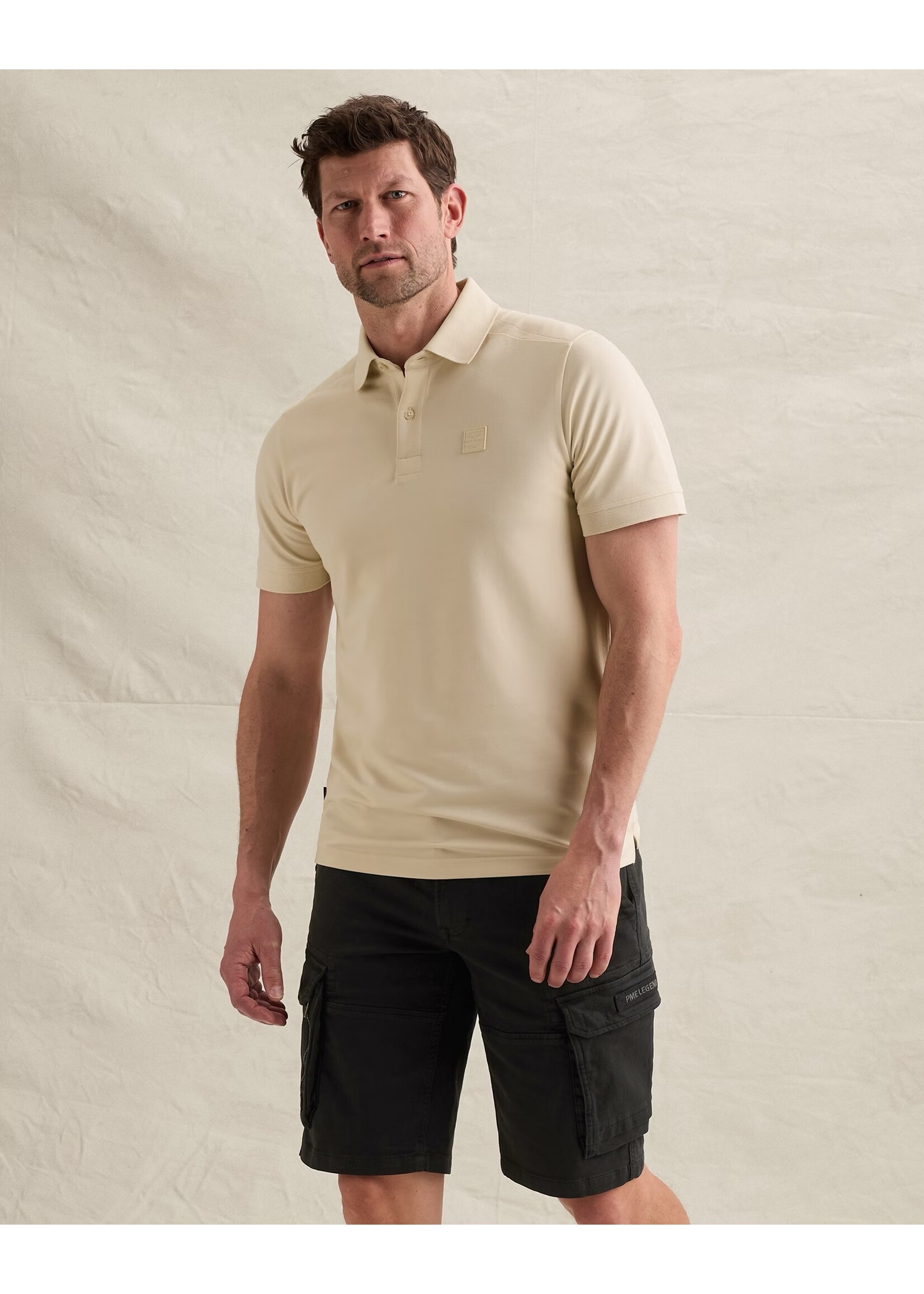 PME LEGEND POLO VAN PIQUÉ MET STRETCH EN FLIGHT POCKET - PPSS2606866-7013
