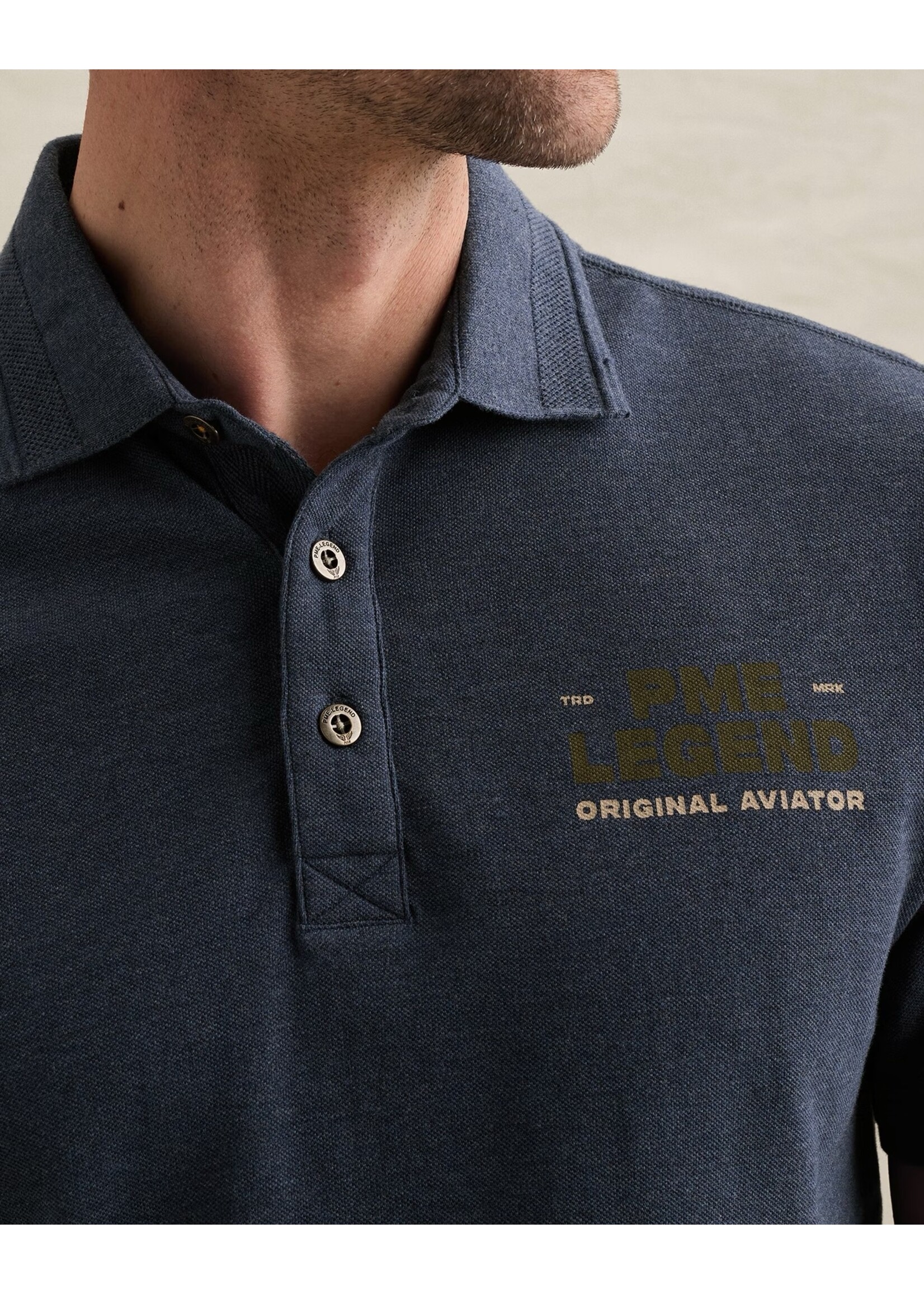 PME LEGEND POLO VAN 100% KATOEN MET FLIGHT POCKET - PPSS2606844-5332