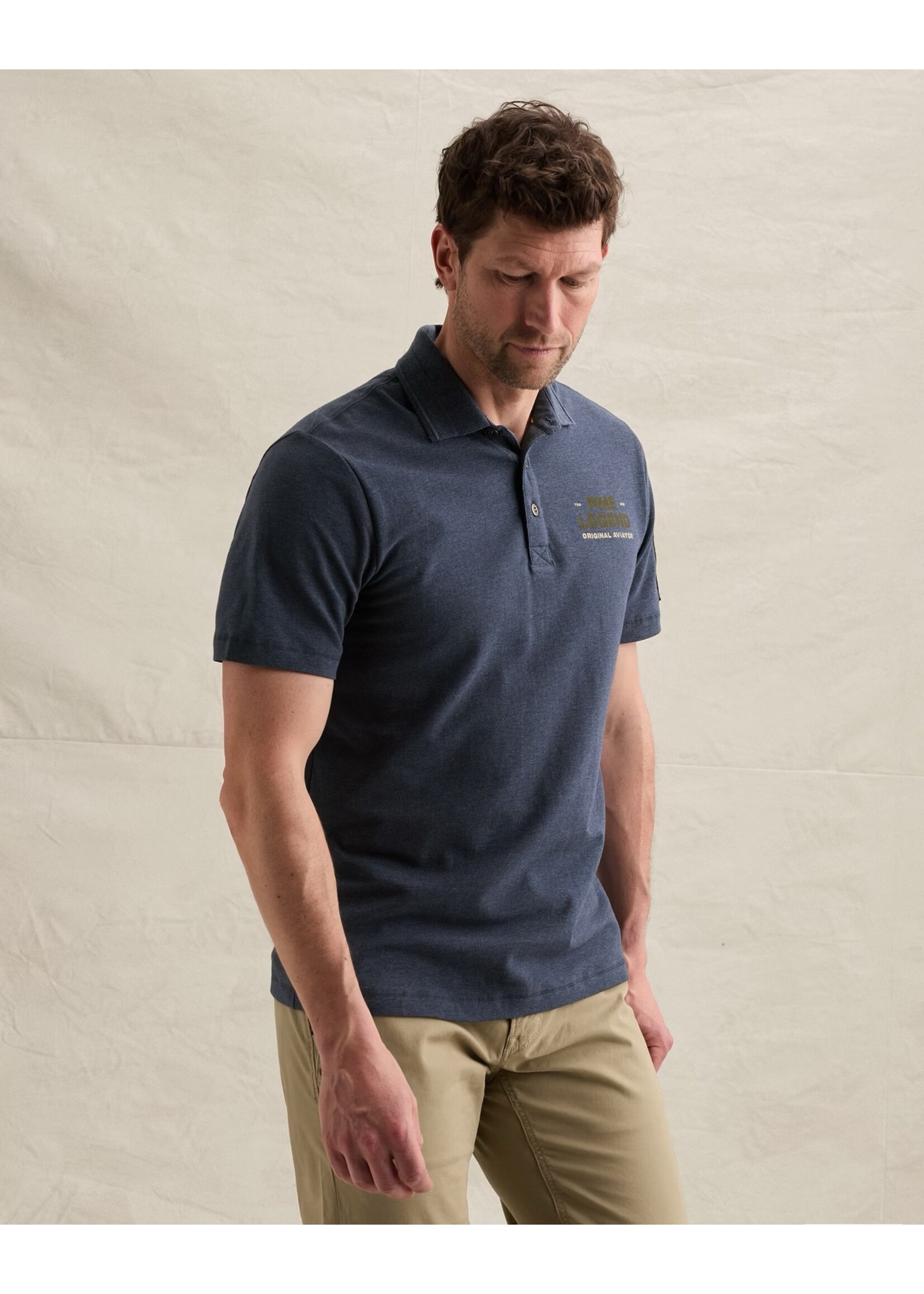 PME LEGEND POLO VAN 100% KATOEN MET FLIGHT POCKET - PPSS2606844-5332