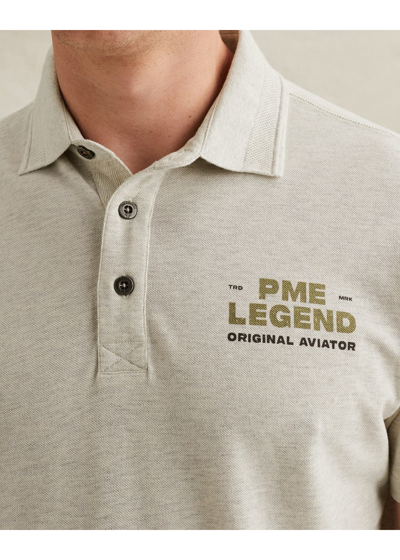 PME LEGEND POLO VAN 100% KATOEN MET FLIGHT POCKET -  PPSS2606844-910