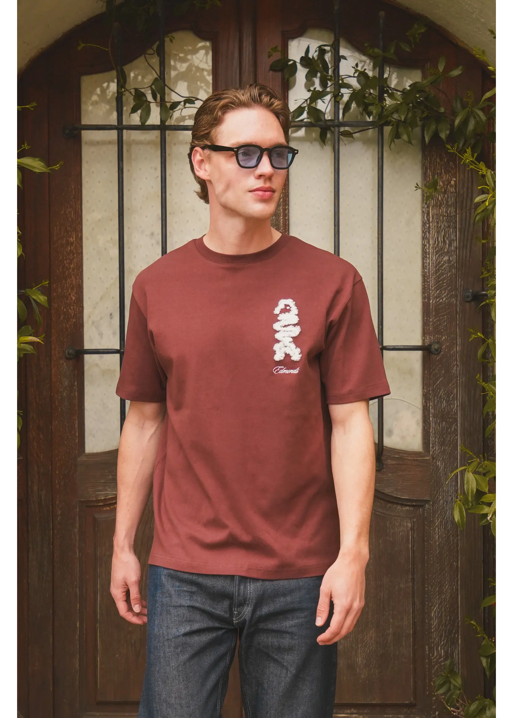 EDMONDS Petit poisson t-shirt - Brown