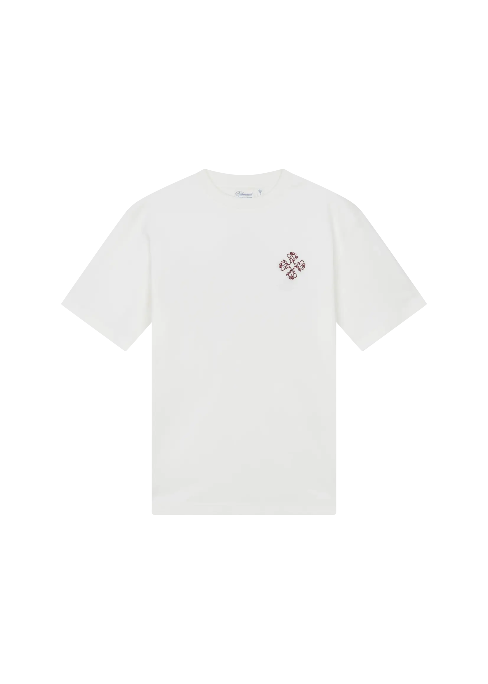 EDMONDS Rose logo t-shirt - off white