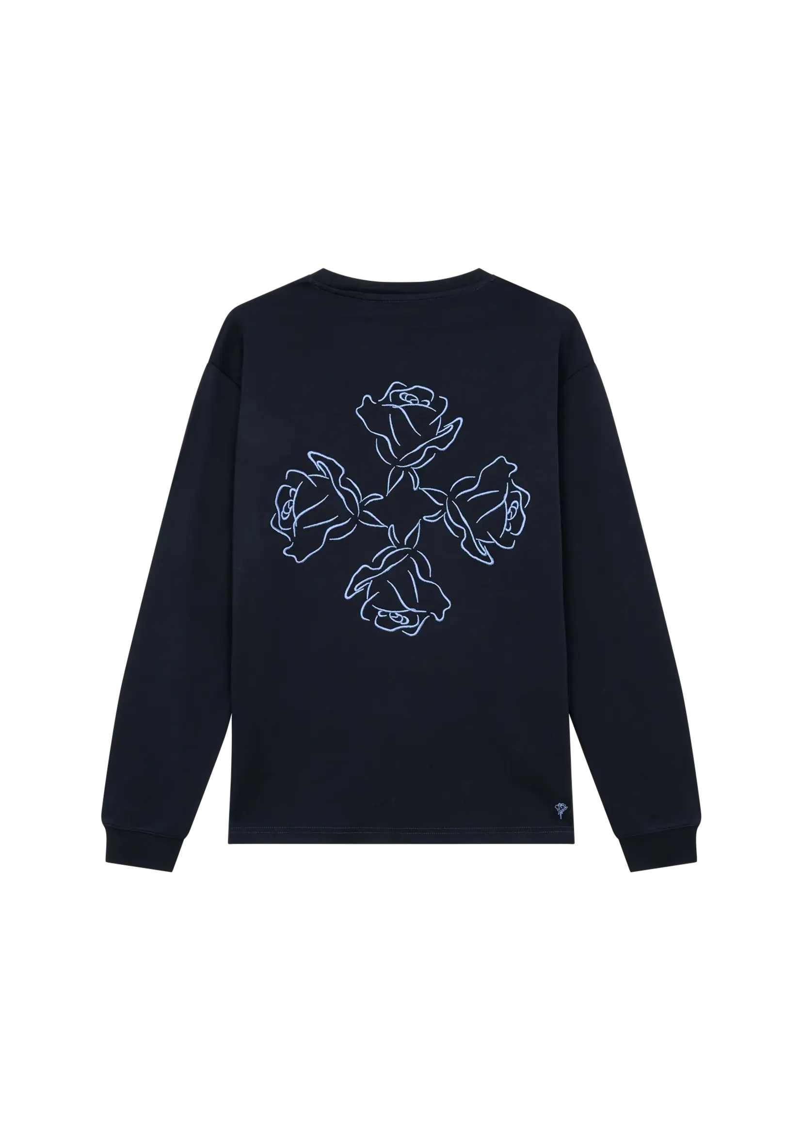 EDMONDS Rose logo longsleeve - Navy