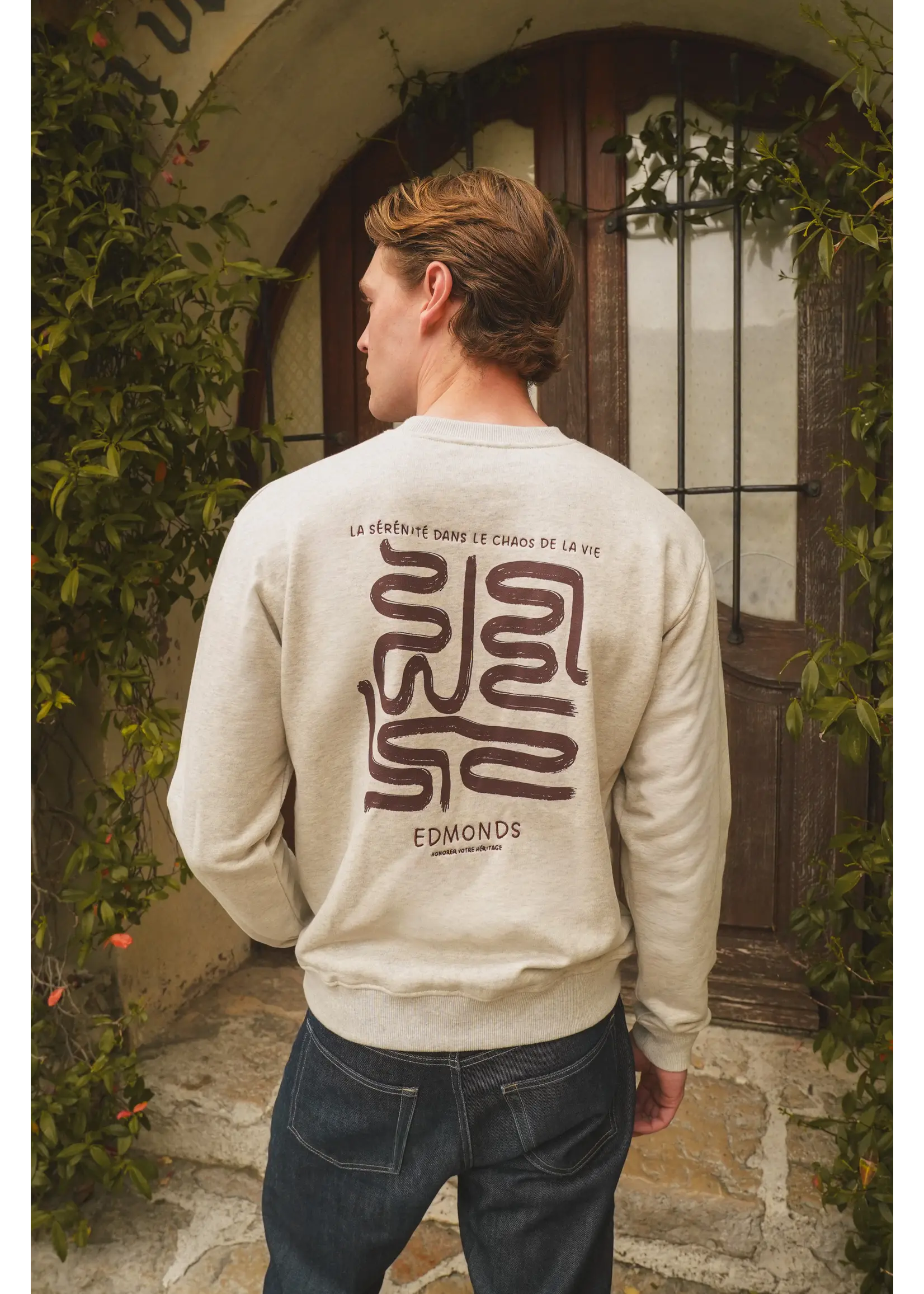EDMONDS Serenite crewneck - Grey melange