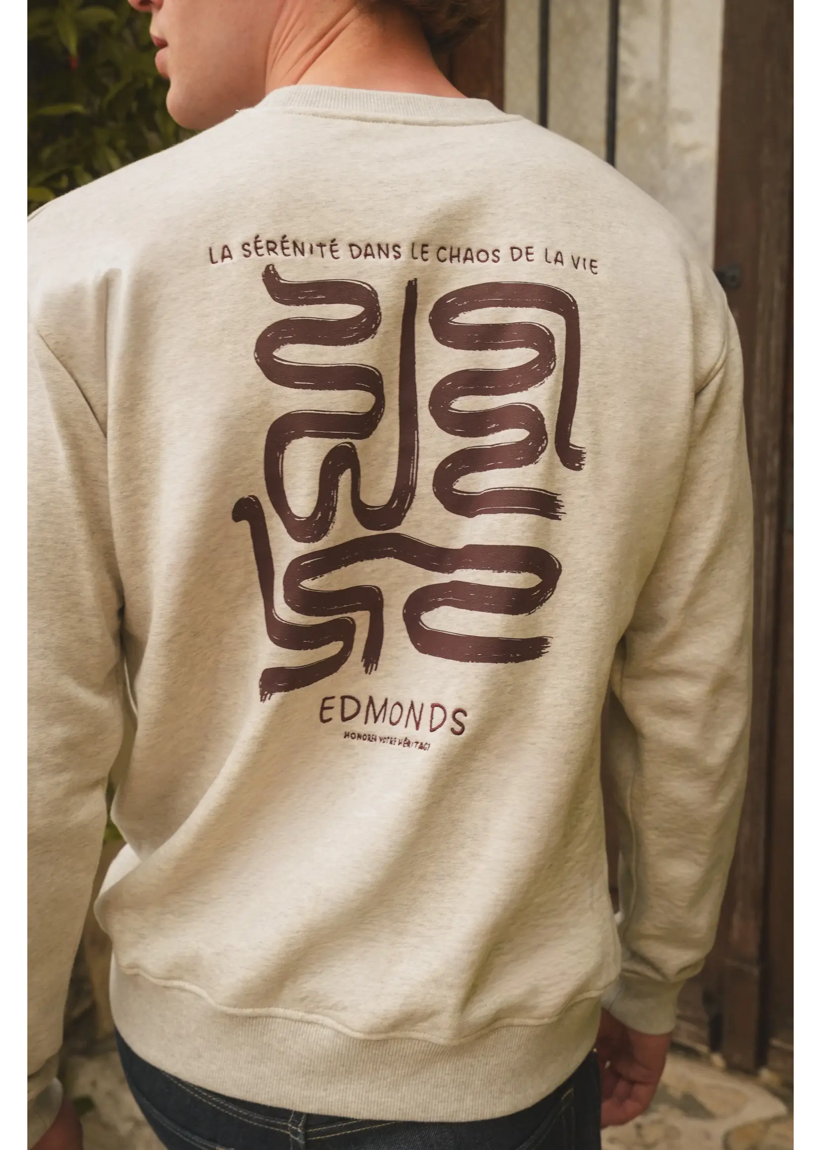 EDMONDS Serenite crewneck - Grey melange
