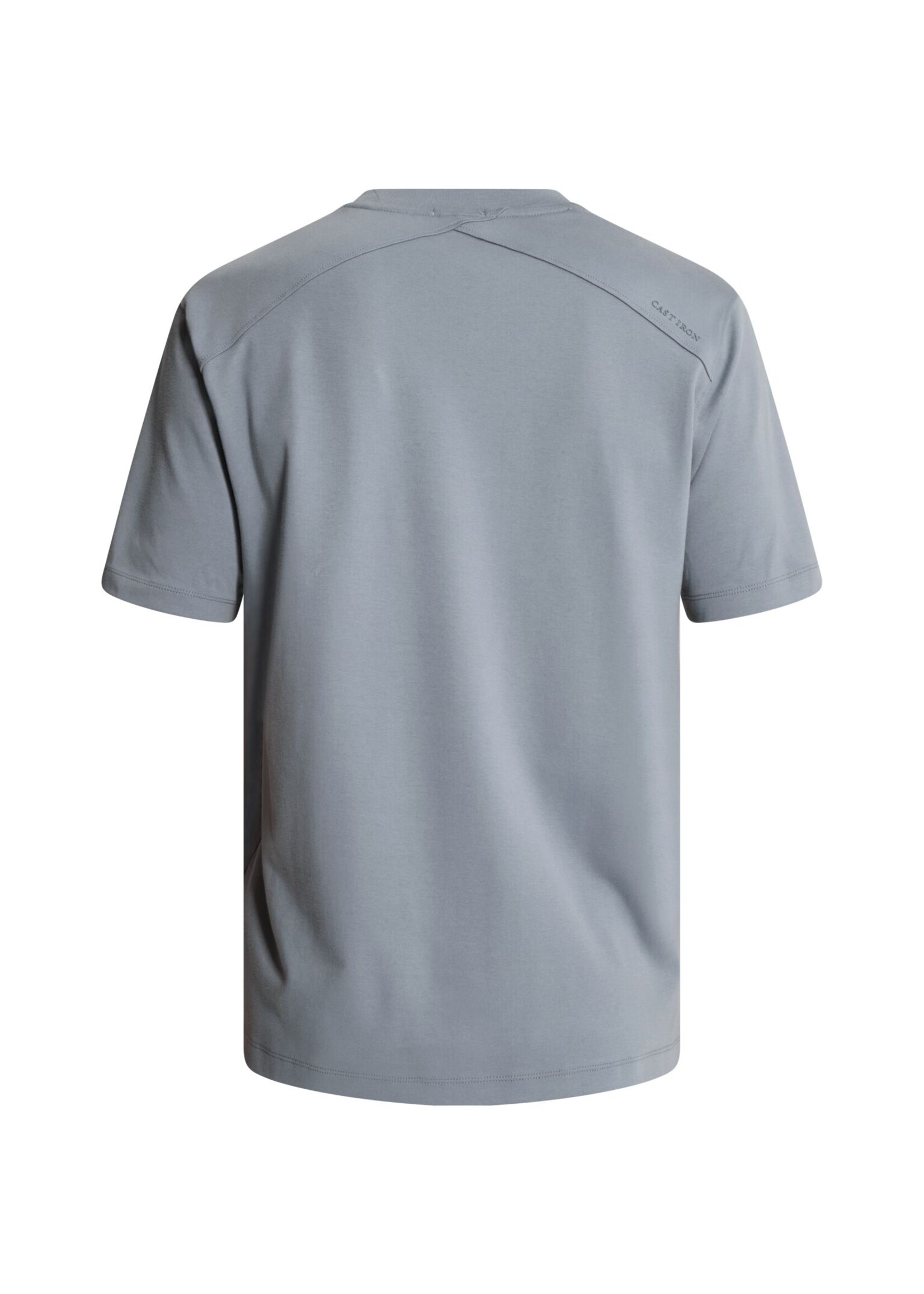 CASTIRON Regular fit T-shirt in interlock jersey - Blauw