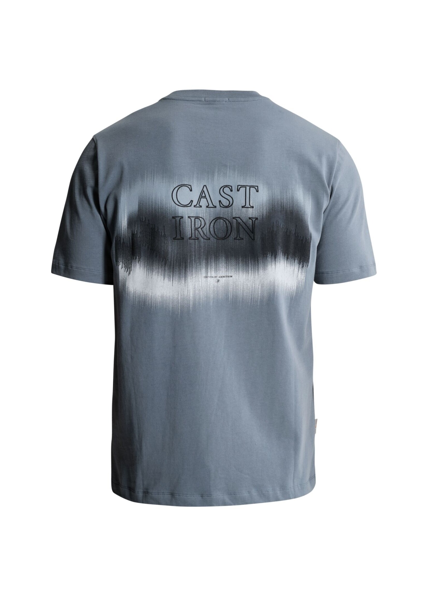 CASTIRON Short sleeve r-neck relaxed fit jersey  - Blauw