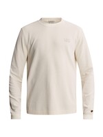 CASTIRON Long sleeve r-neck regular fit waffle - wit
