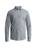 CAST IRON Long sleeve shirt Tech Dobby Jersey stripe - blauw